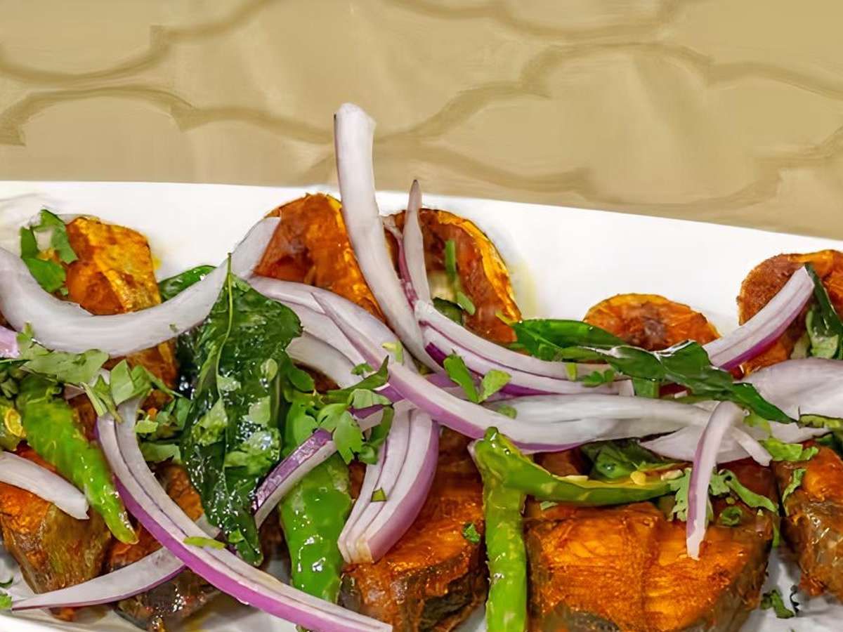 Grilled Pomfret Fish.