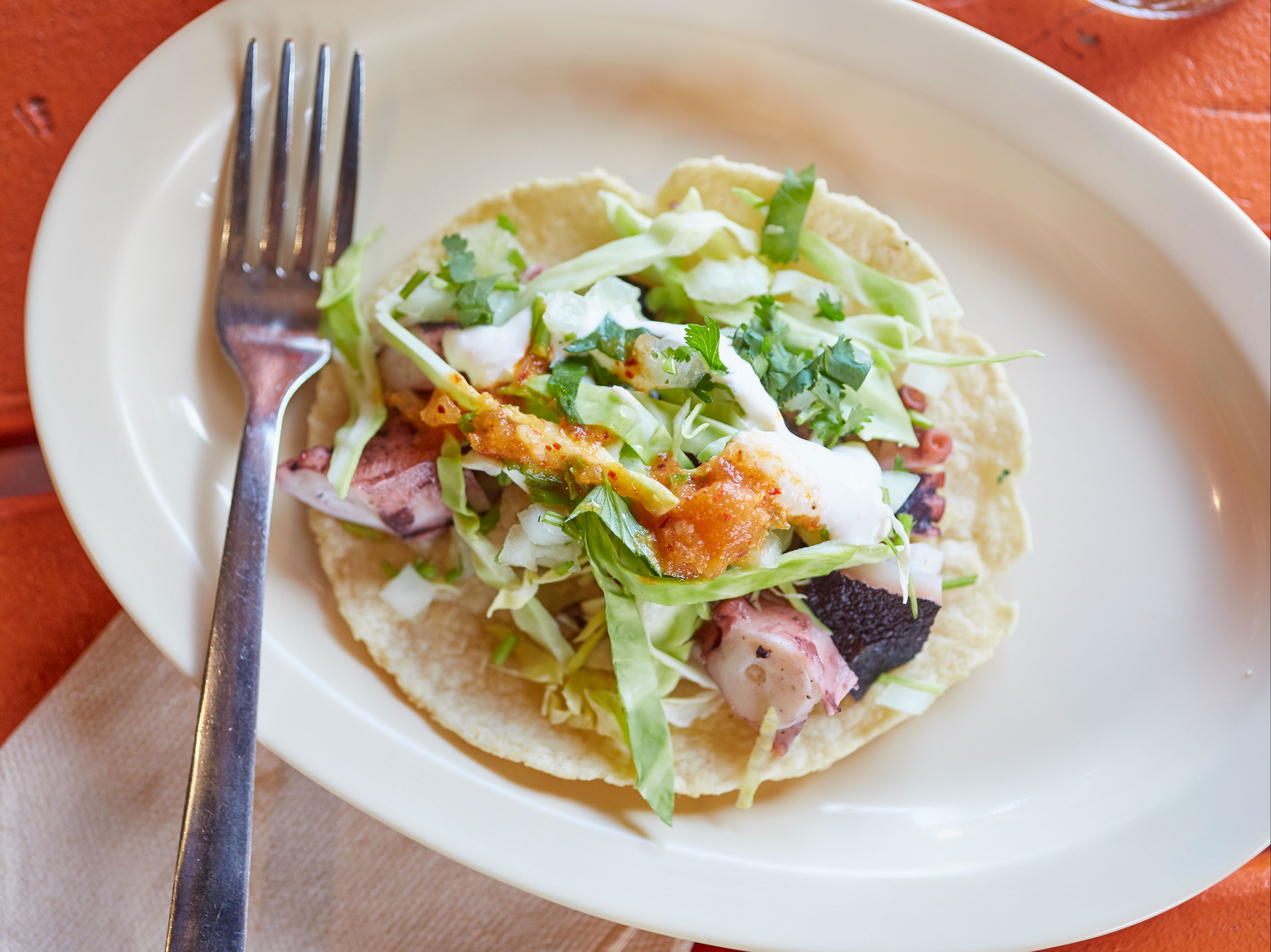 Octopus Taco.