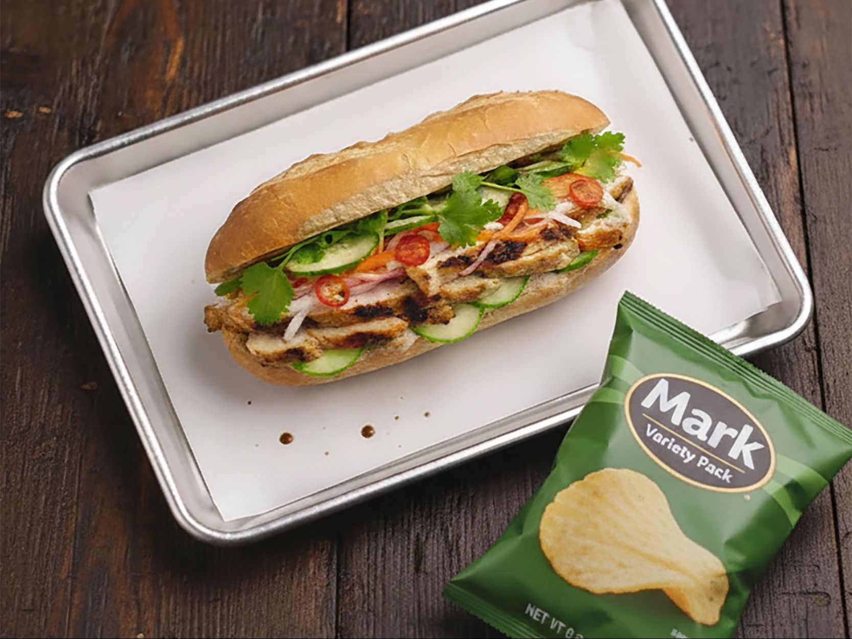 B2. Chicken Banh Mi.