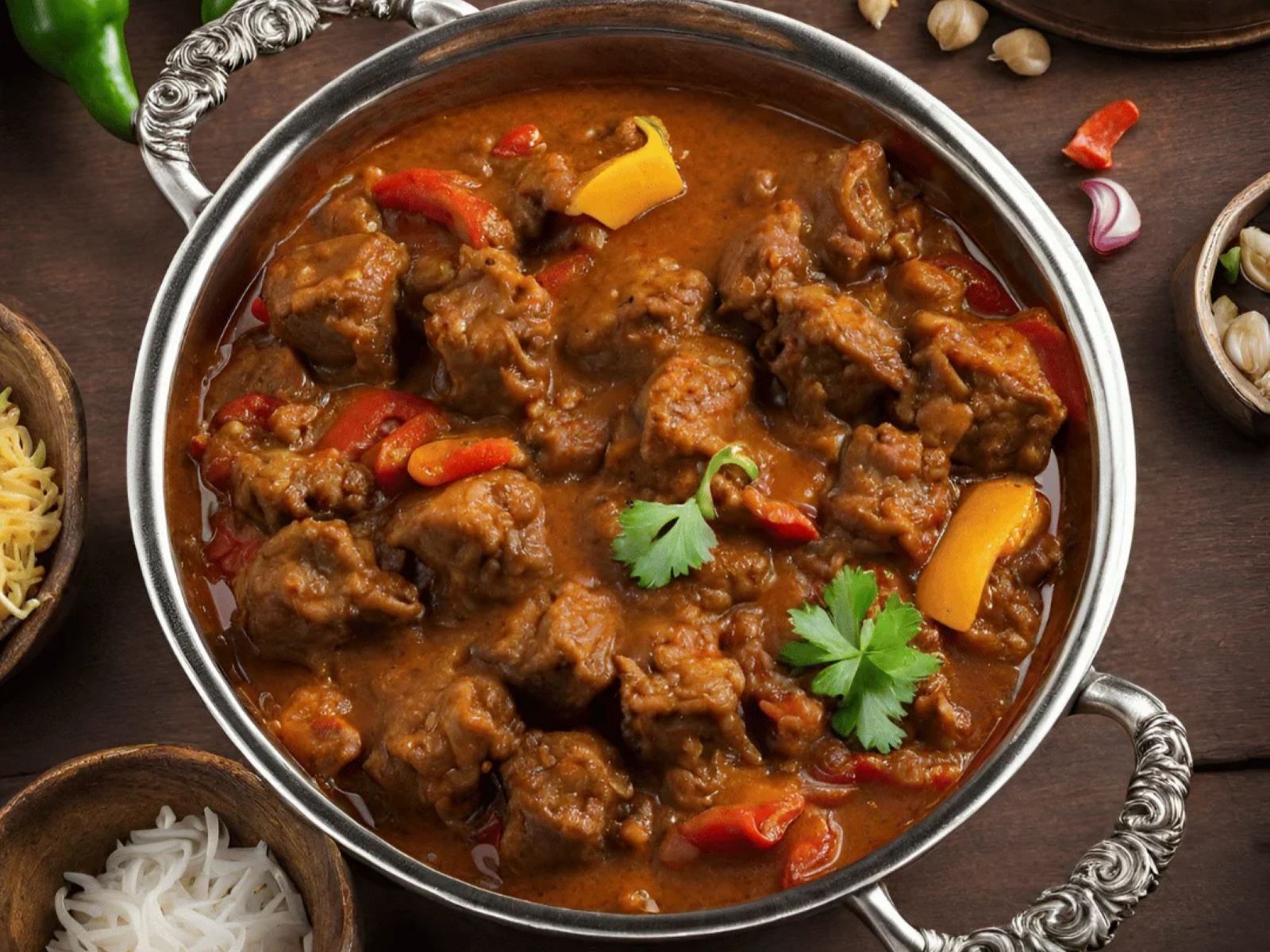 Kadai Lamb.