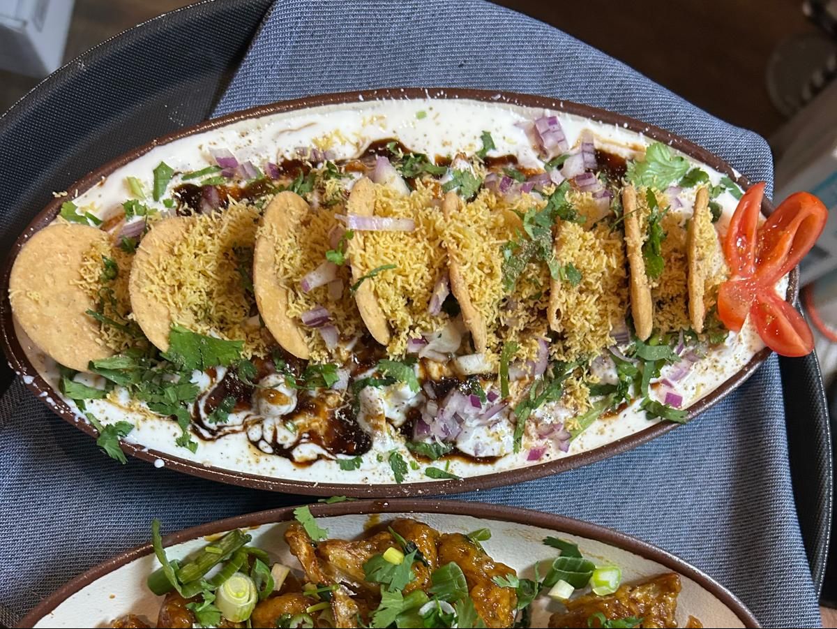 Dahi Papdi Chaat.