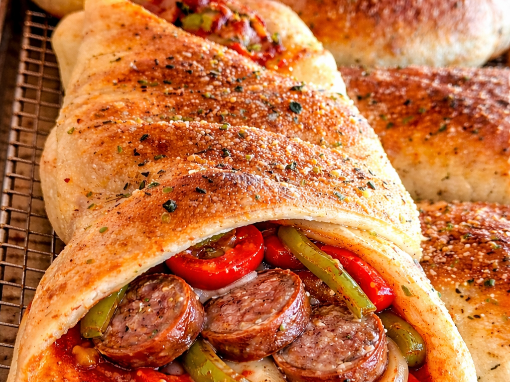Sausage & Pepper Roll.