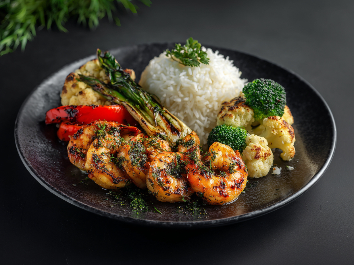 Grilled Shrimp.