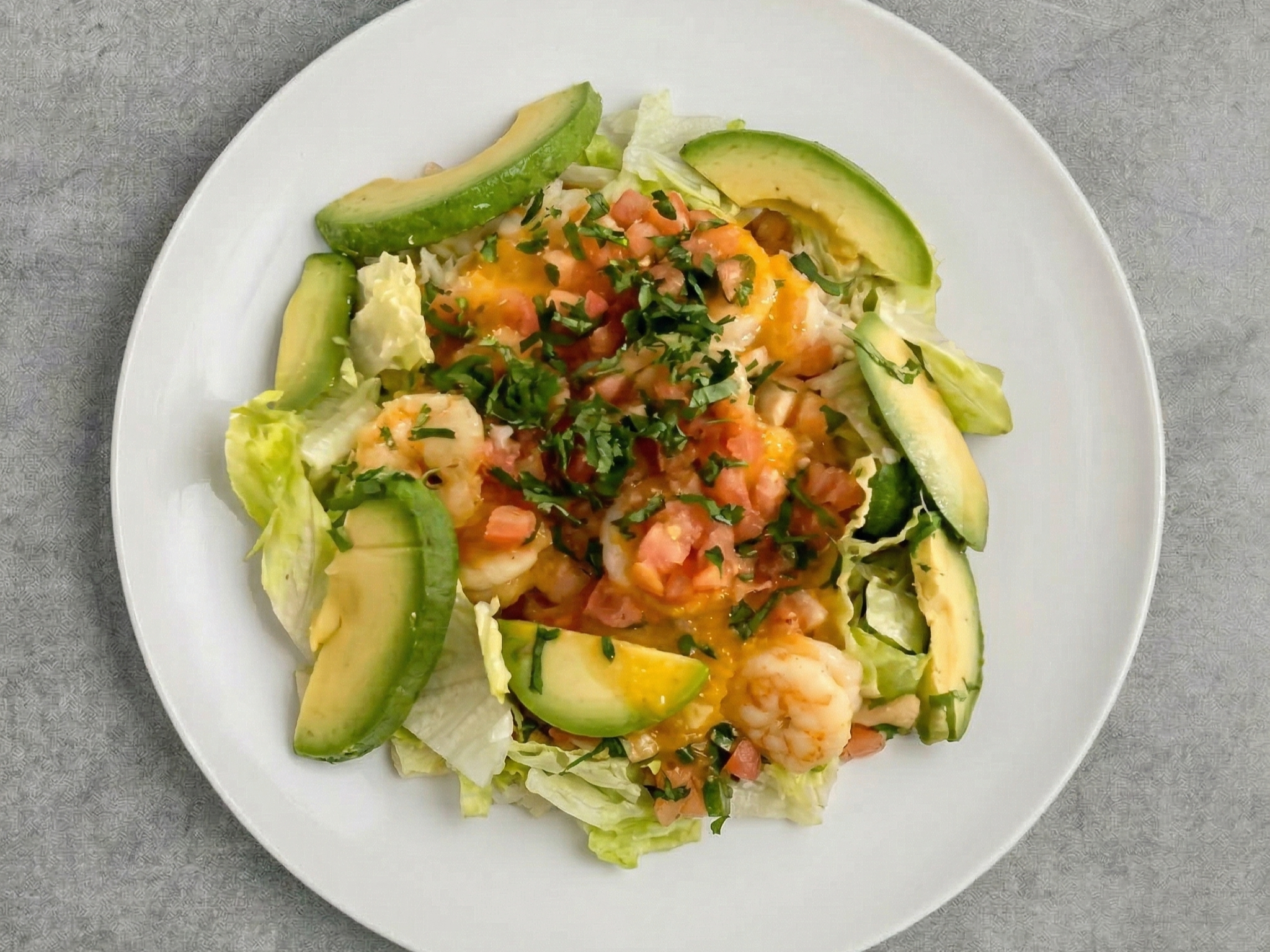 Lunch Mango Shrimp Salad