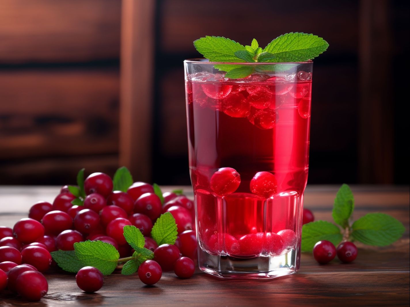 Cranberry Juice.