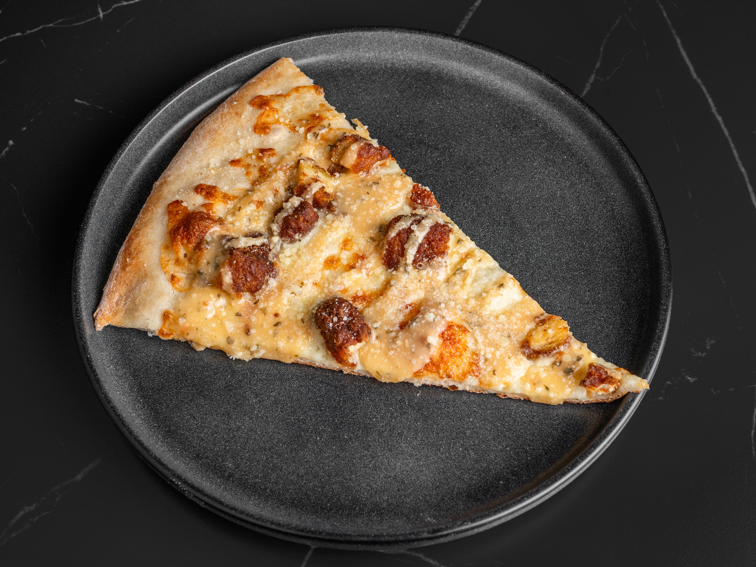 Garlic slice.