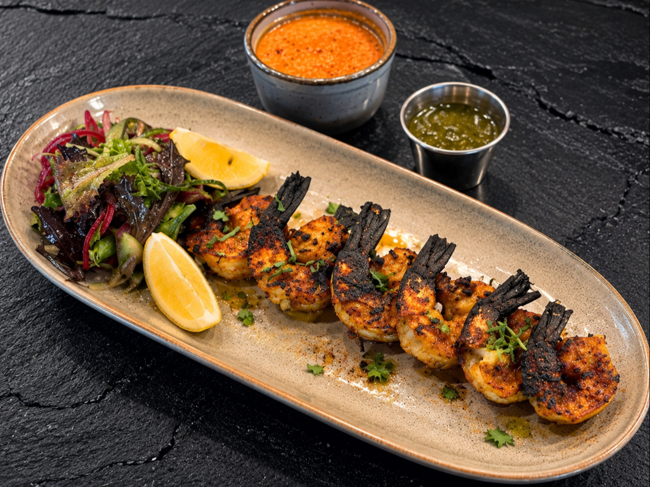 Tandoori Shrimp.