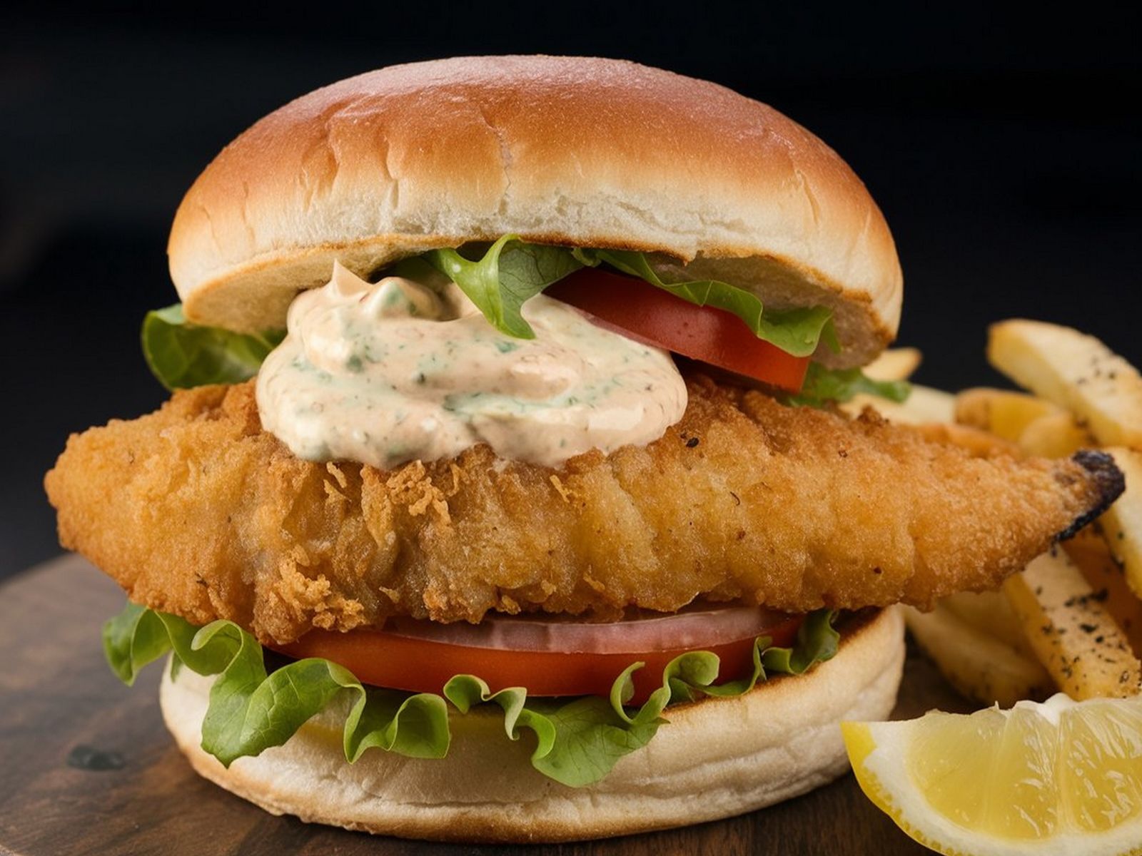 Catfish Sandwich.