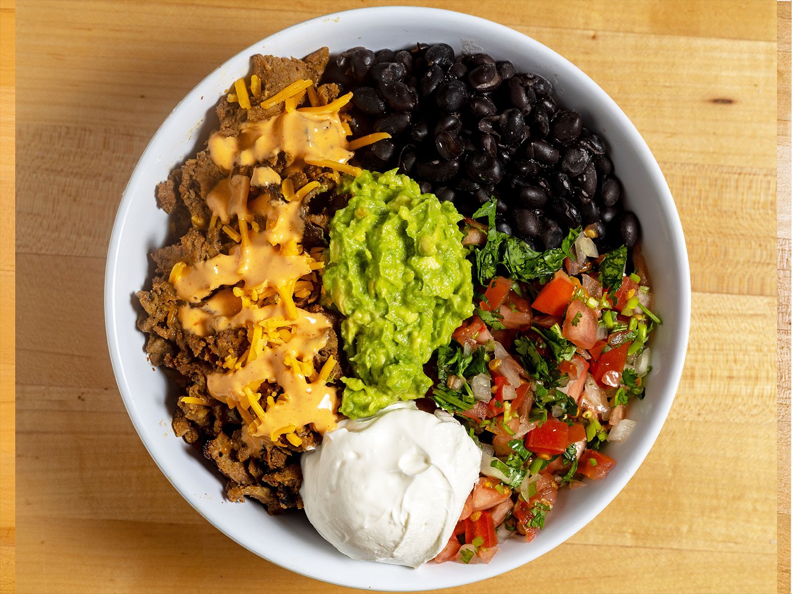Beef Burrito Bowl.