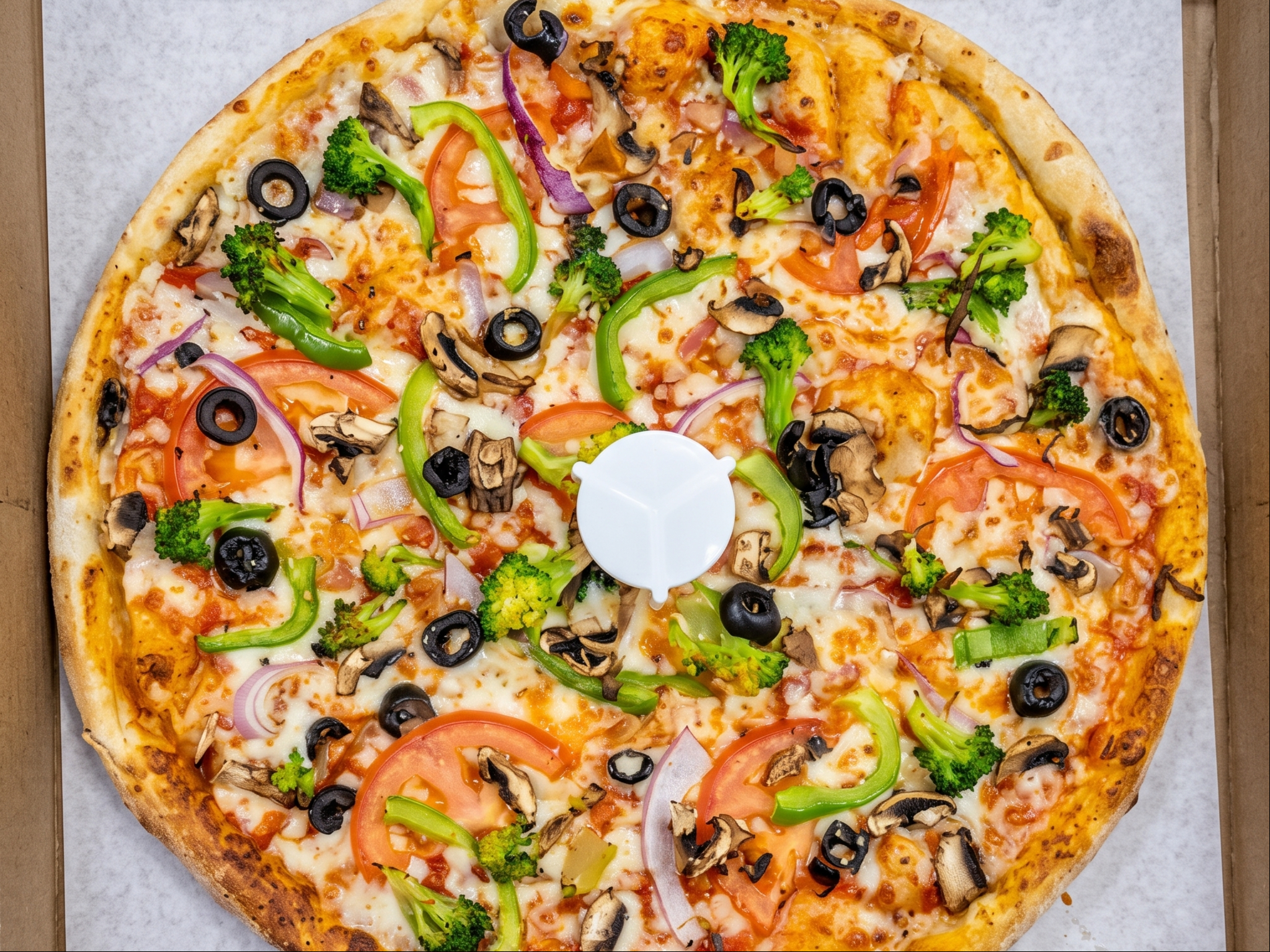 XL Veggie Pizza.