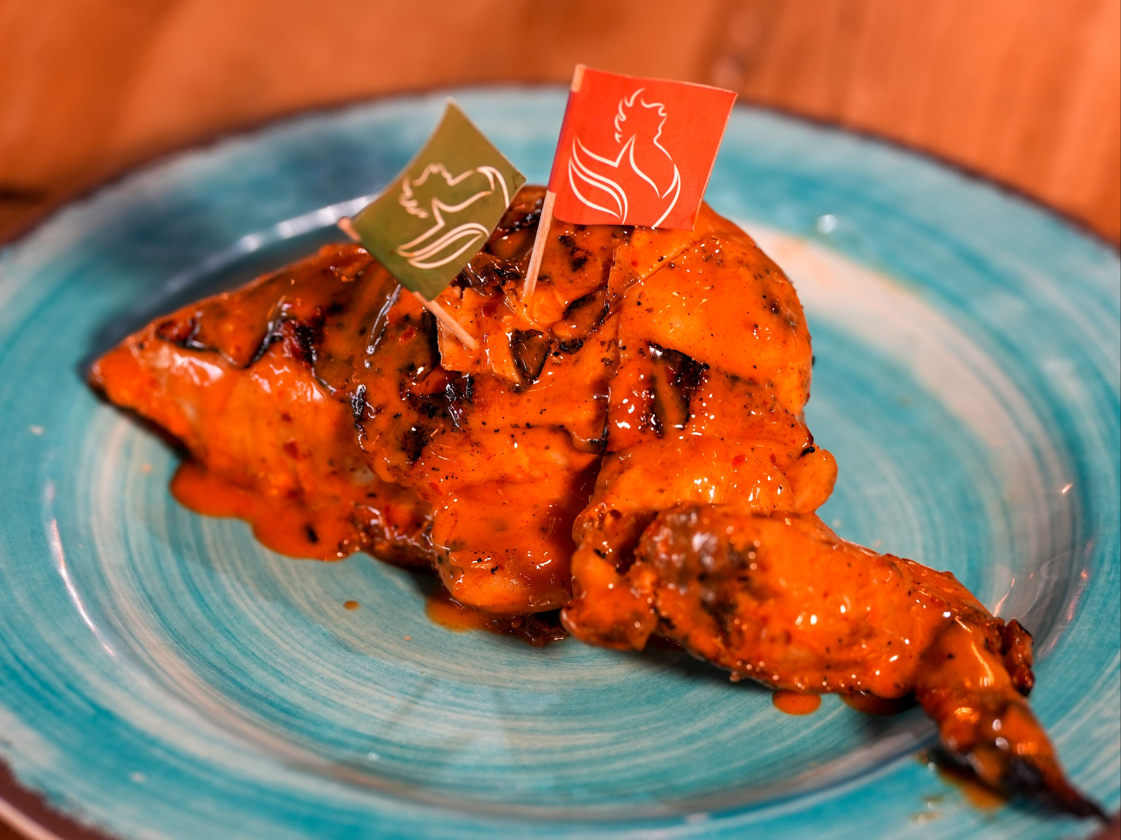 1/4 Chicken: Breast & Wing.