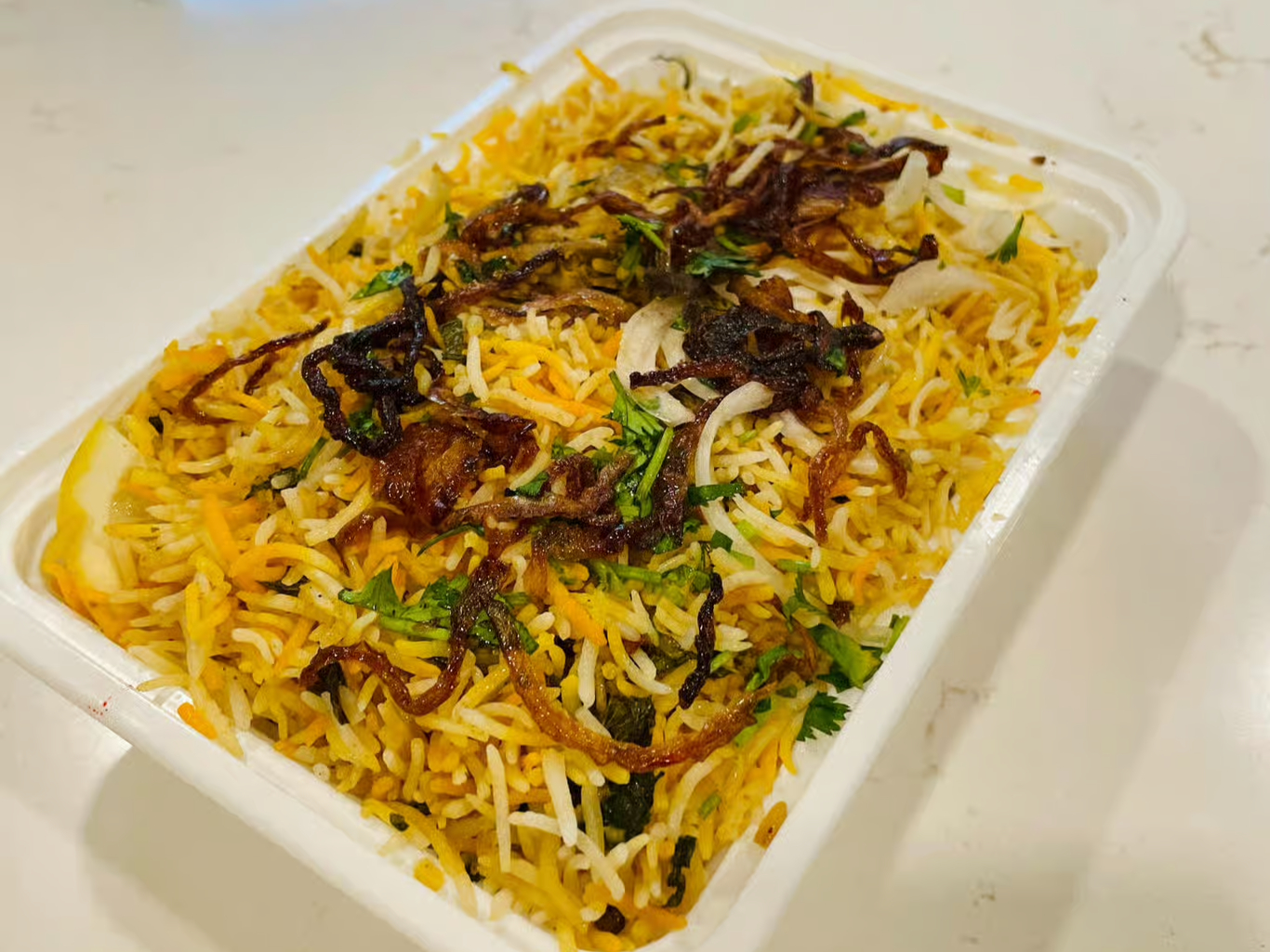 Mutton Dum Biryani.