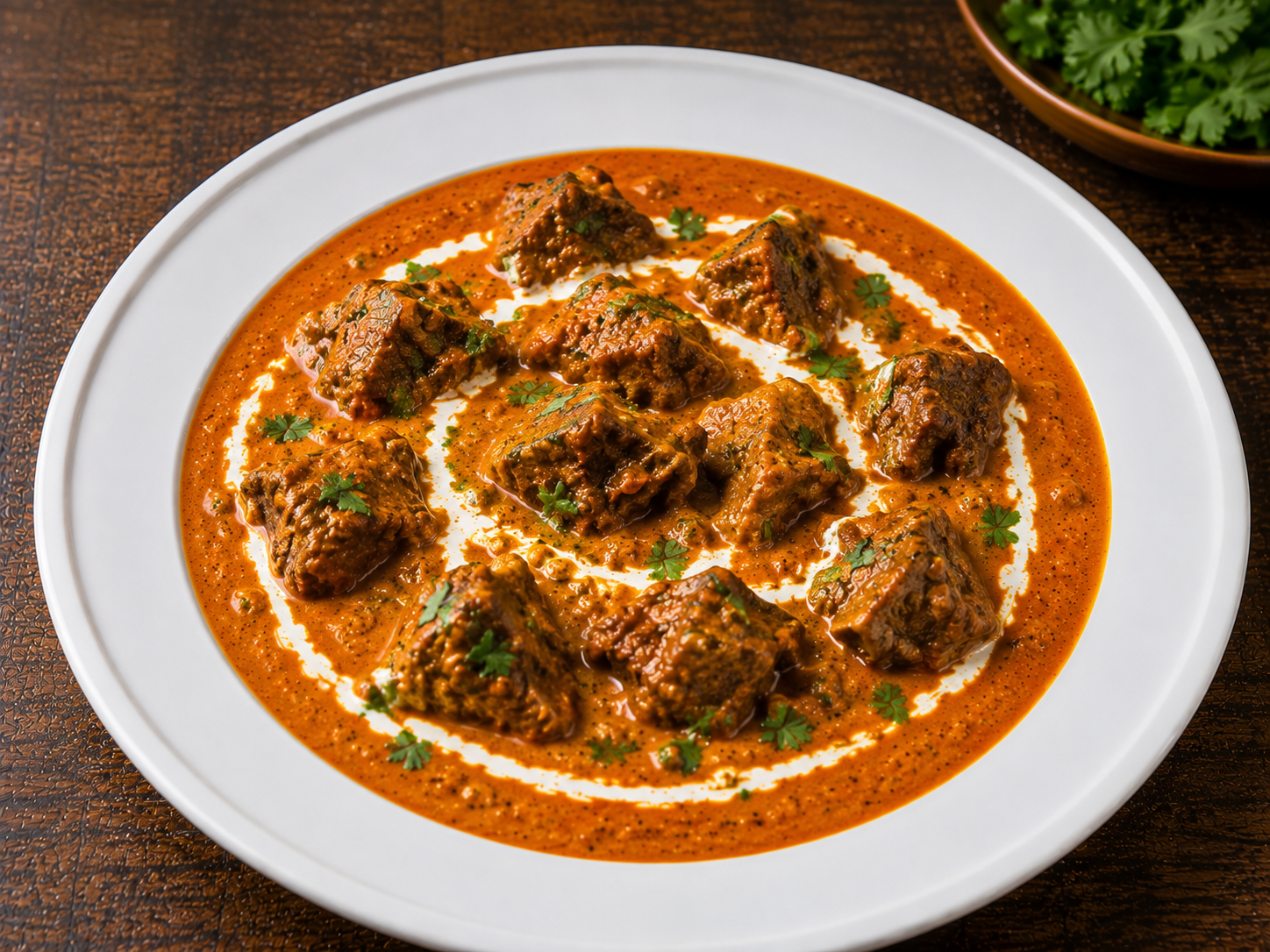 Goat Tikka Masala.