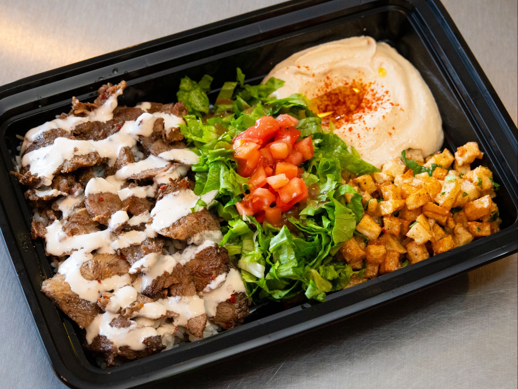 Shawarma Combo W/ Lamb Plate.