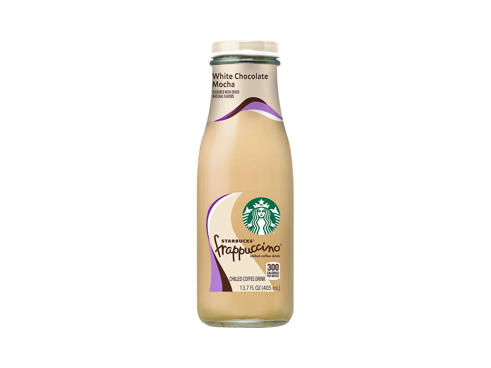 Starbucks Frappuccino White Chocolate Mocha - 13.7oz Glass.