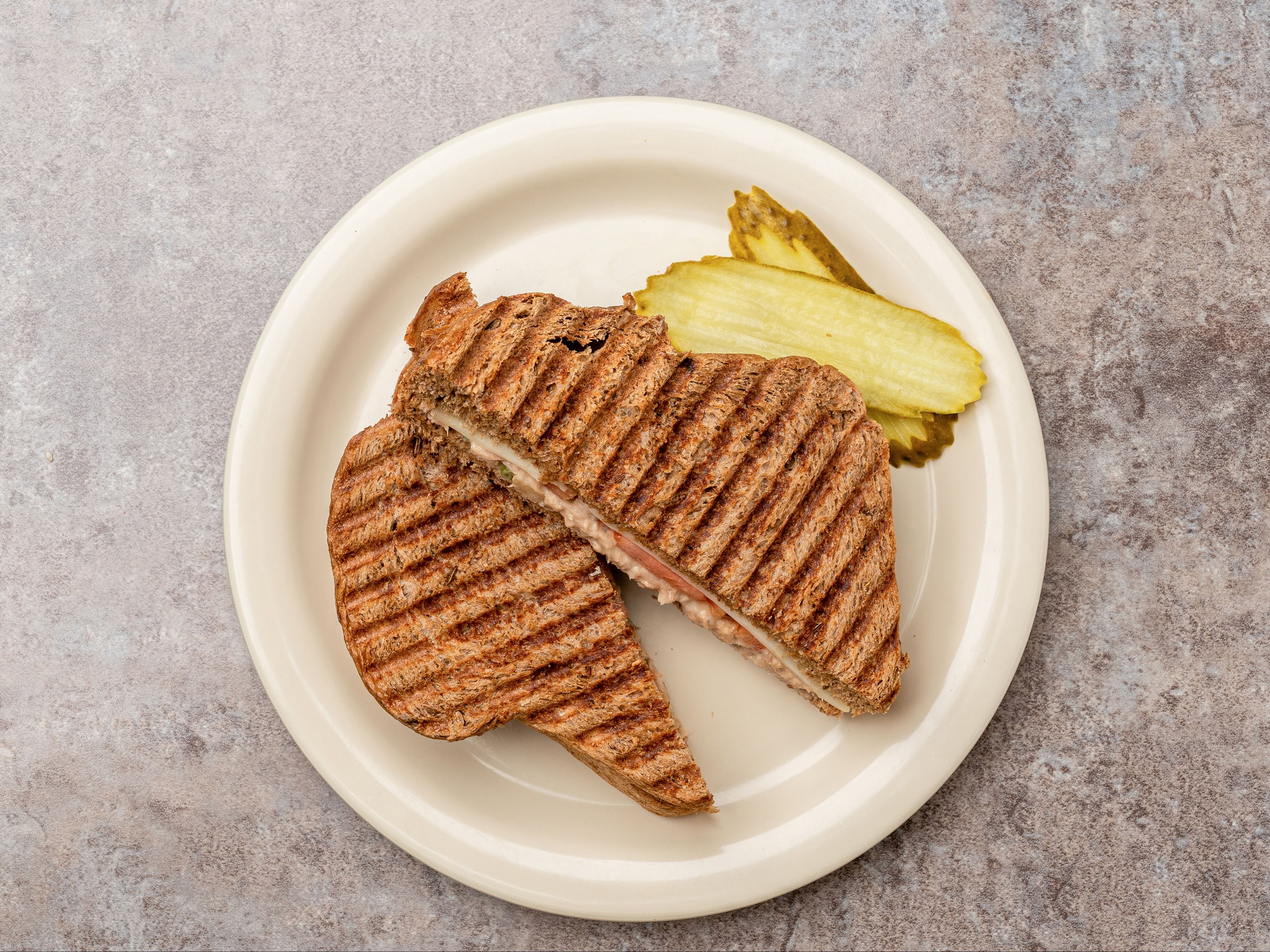 Grilled Tuna Melt Combo.