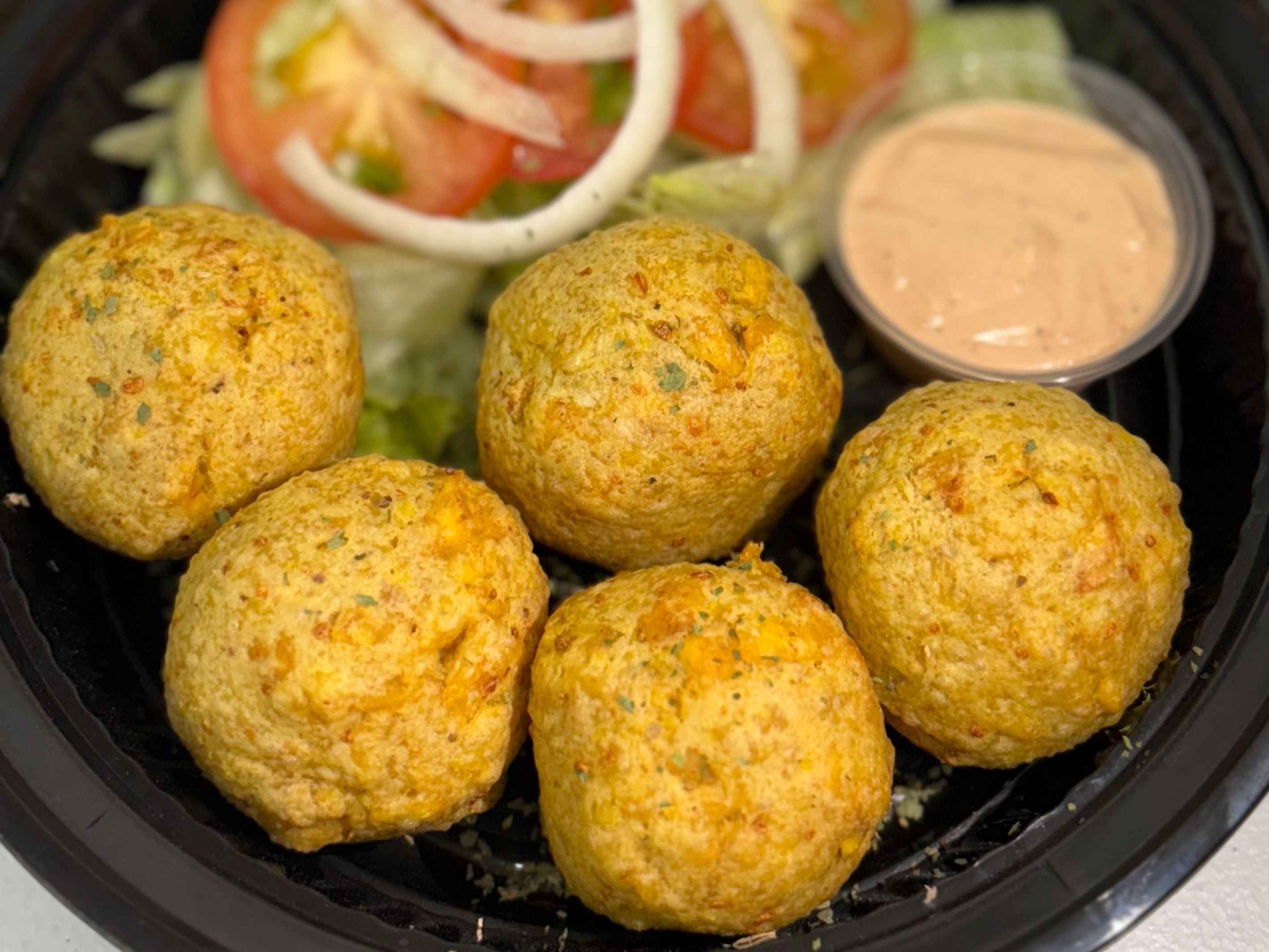 Cheese Mofongo + Fried Pork