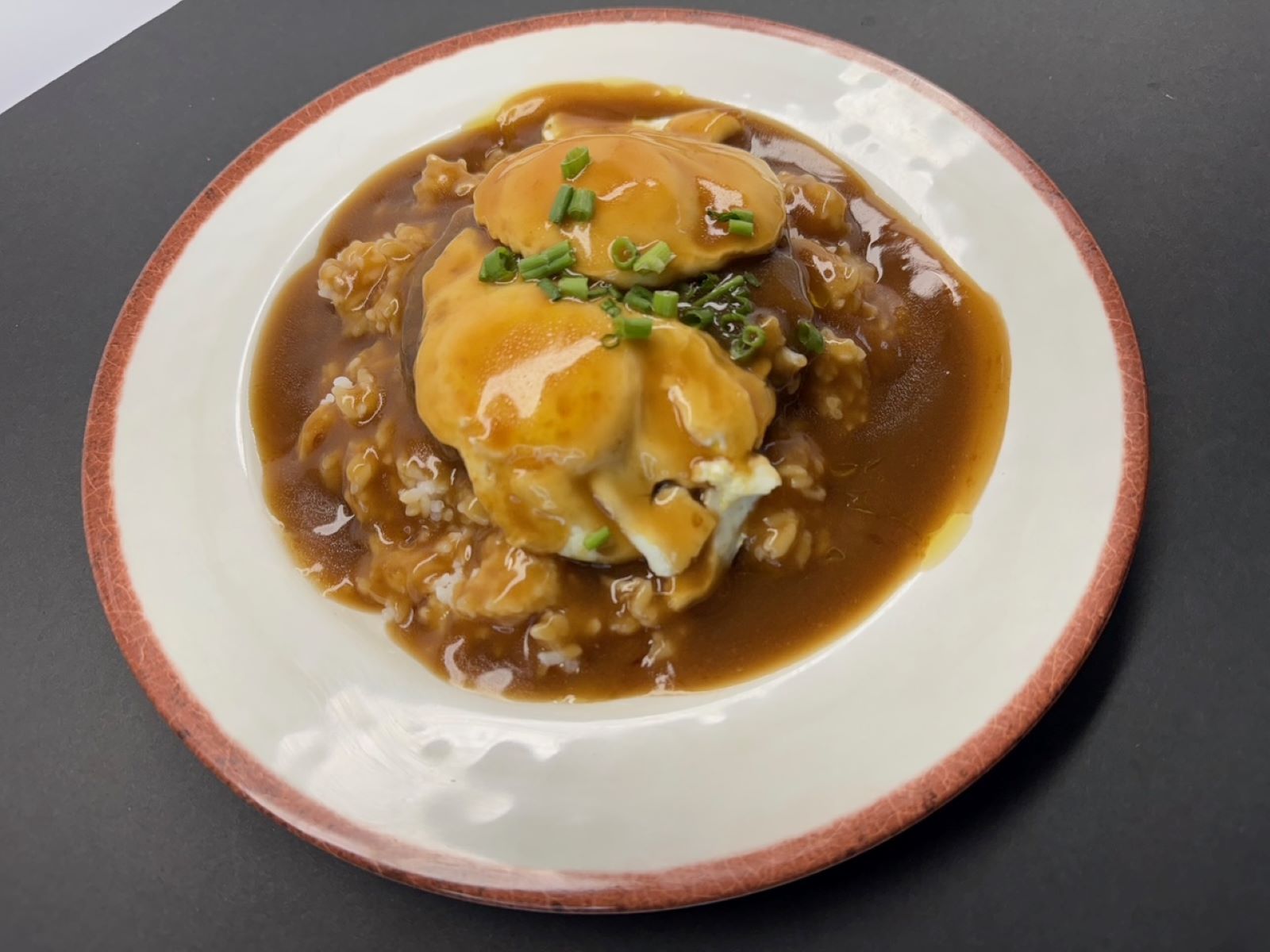 Hamburger Steak Loco Moco.