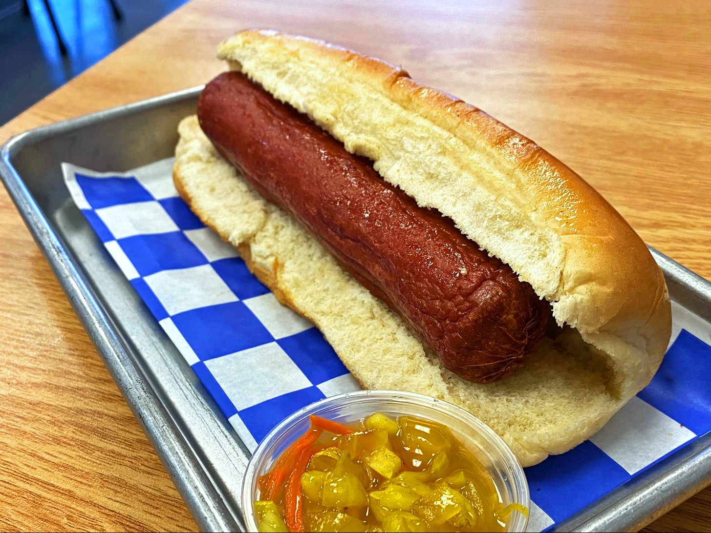 All Natural Beef Hot Dogs.