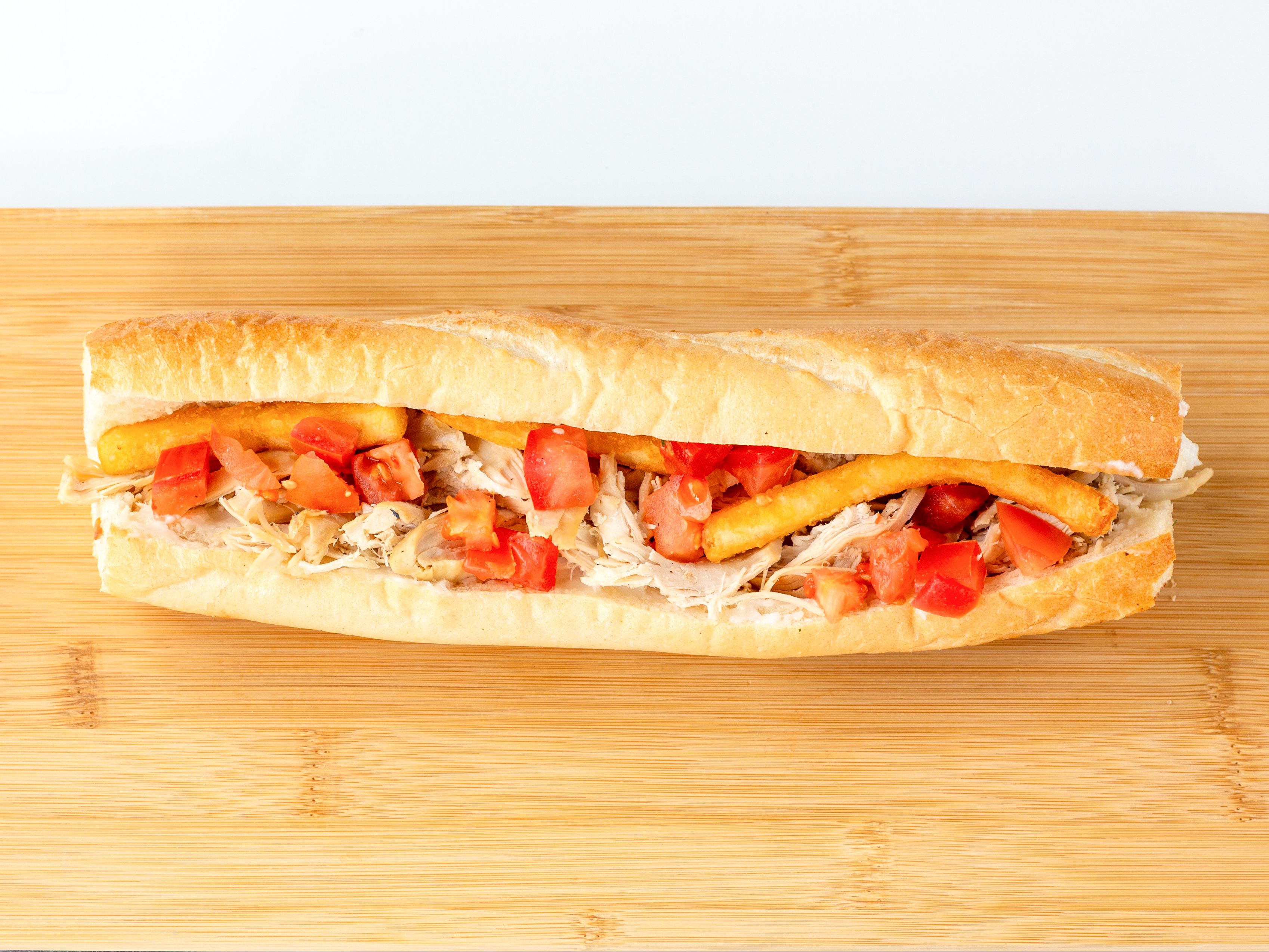 Rotisserie Chicken Baguette.