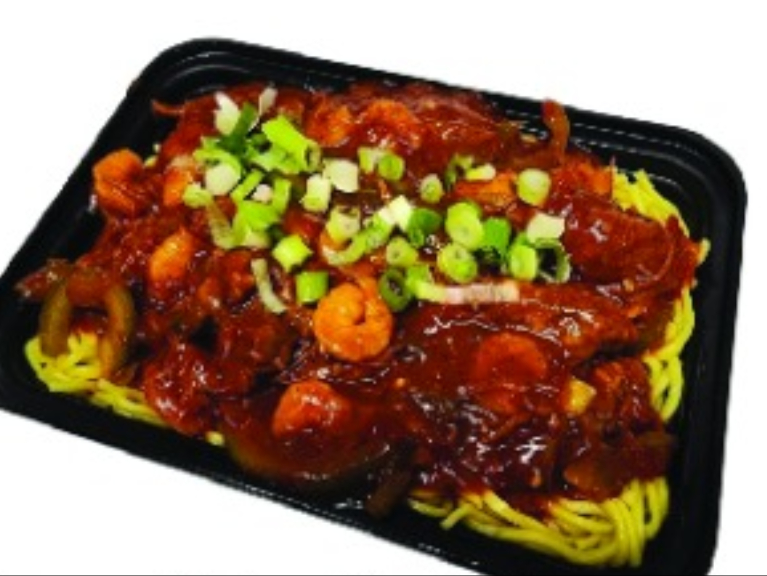 Schezwan Shrimp Chowmien.