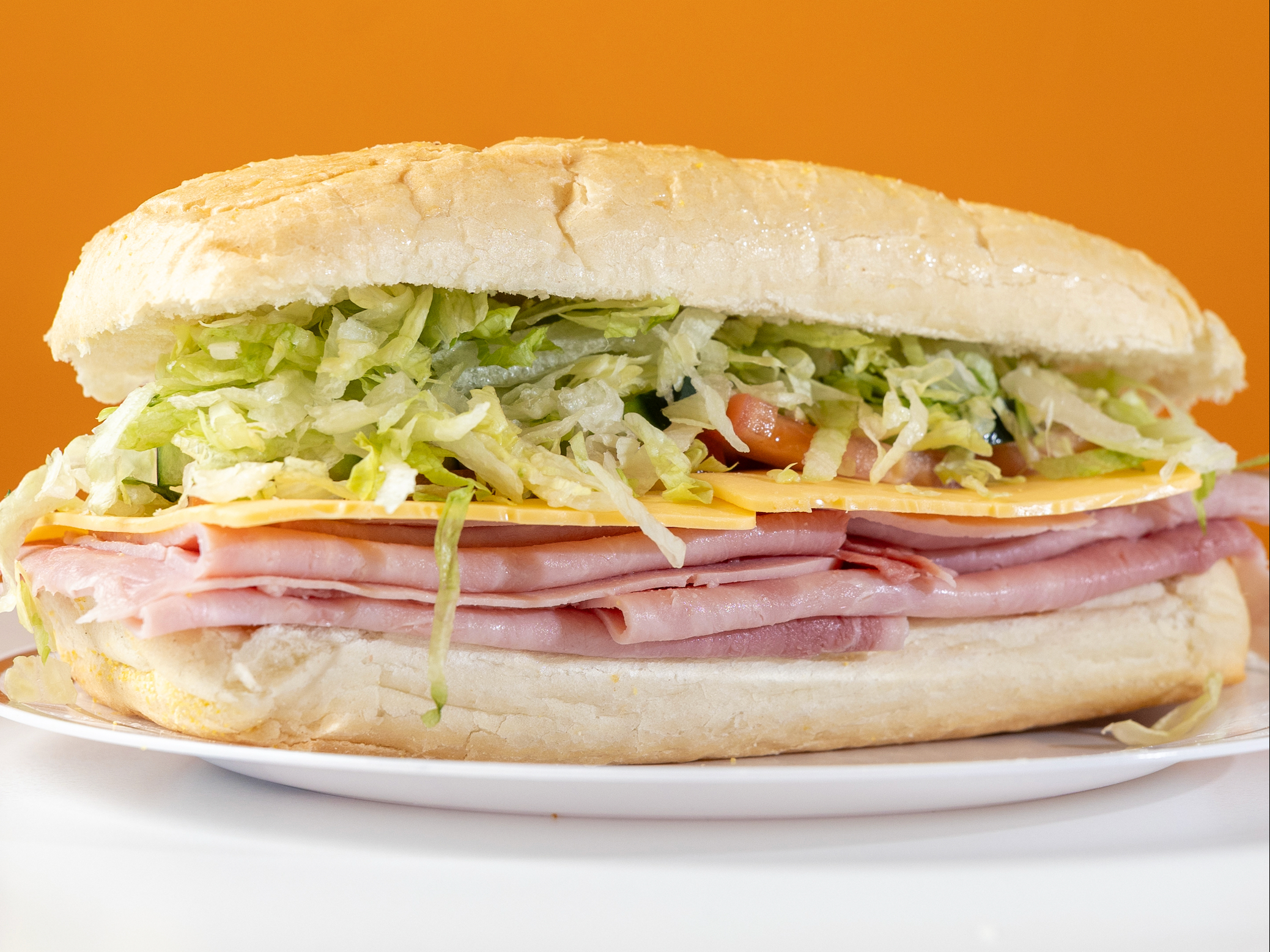 6. Ham & Cheese Sub.