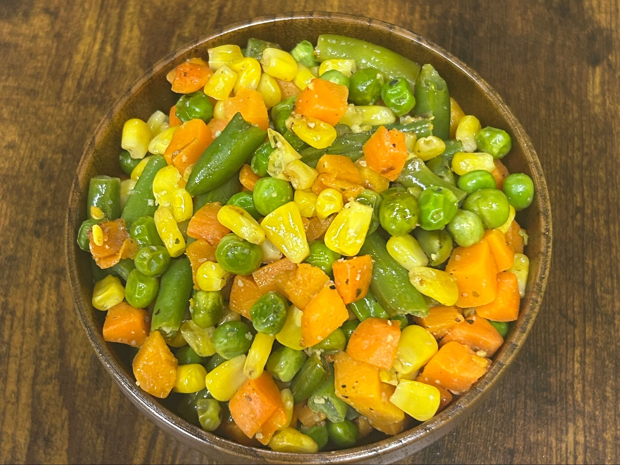 Side Mixed Vegetable Salad.