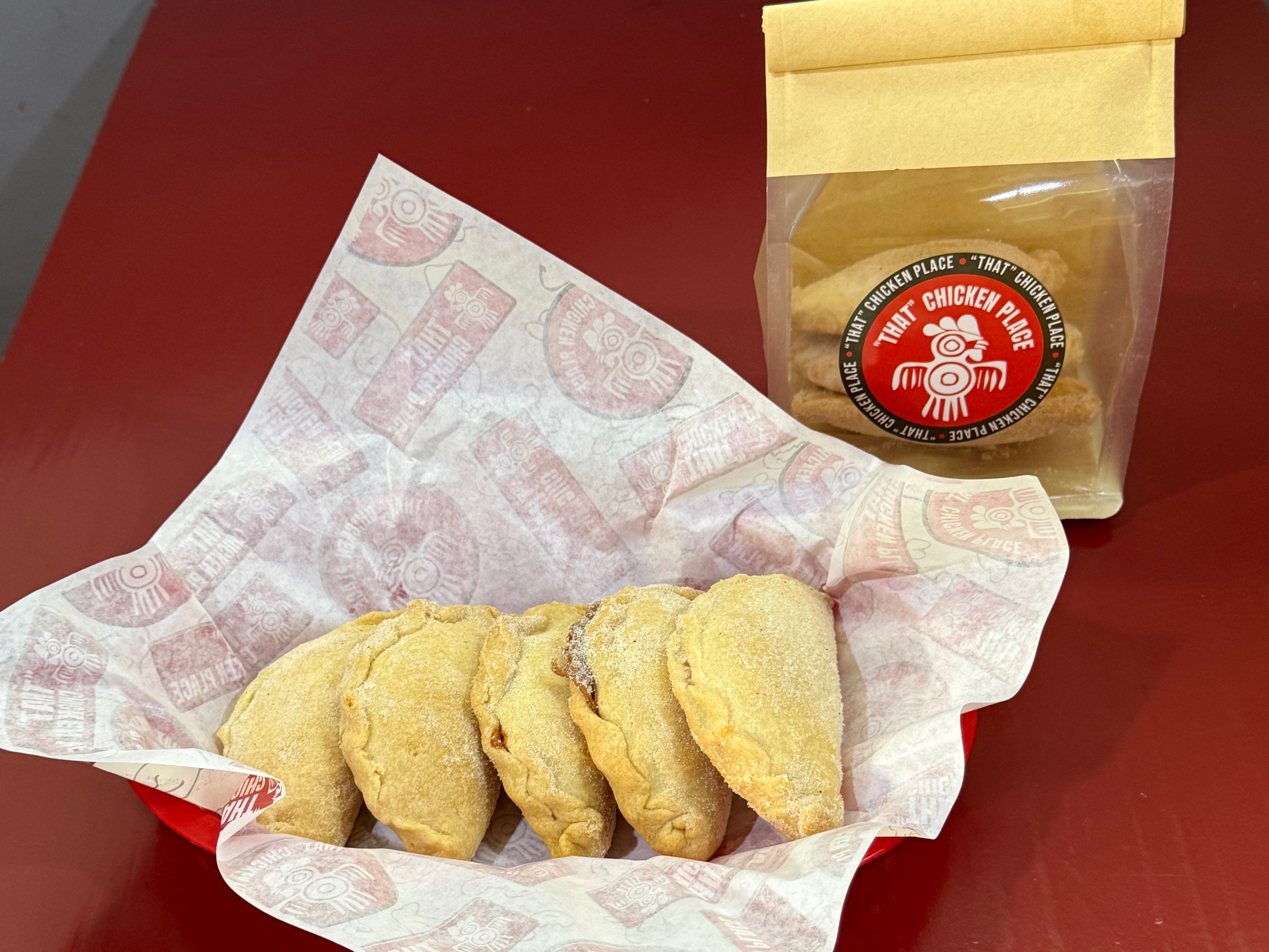Empanadas (3 for $10).