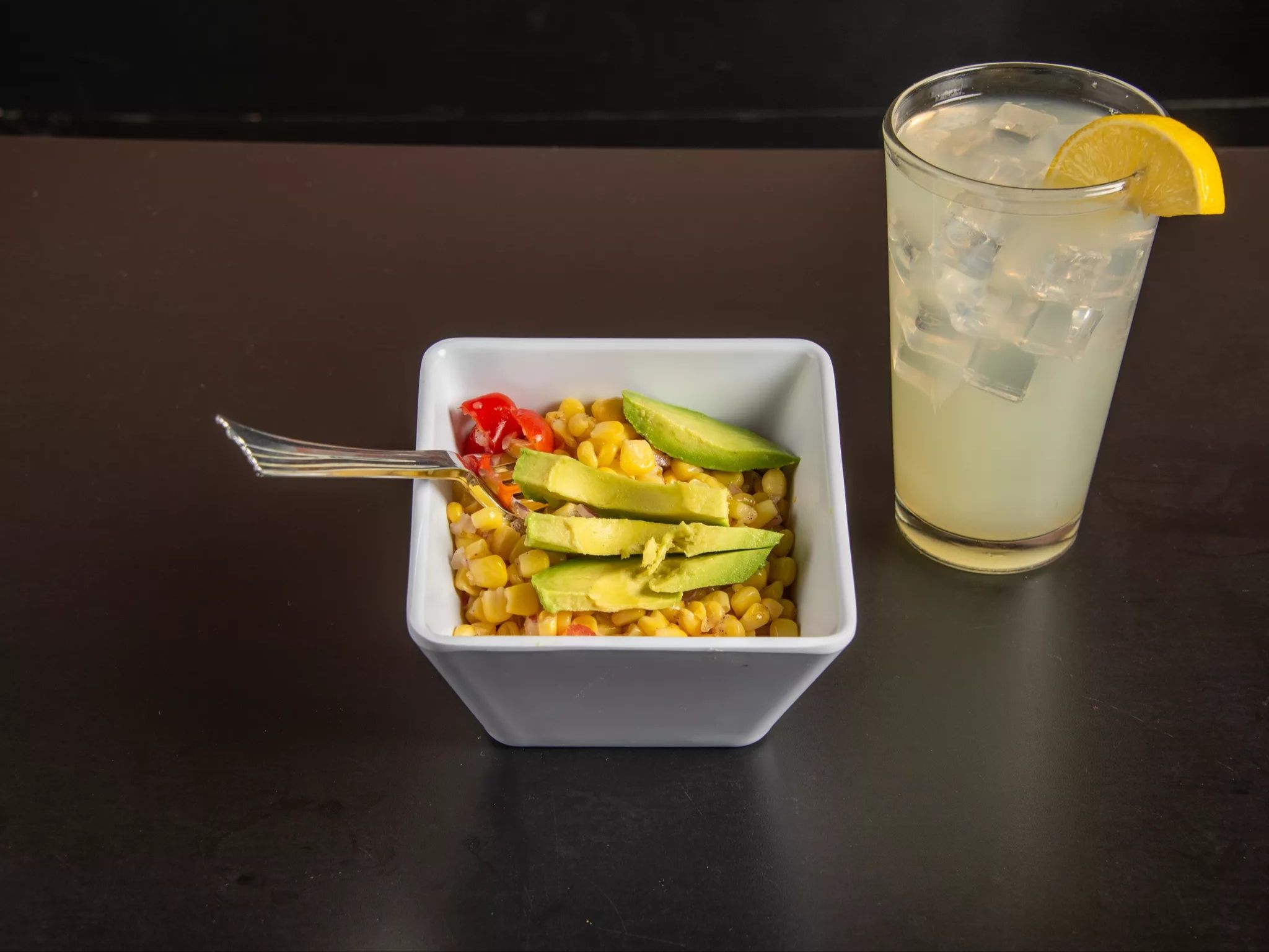 Side Order Of Avocado Corn Salad.