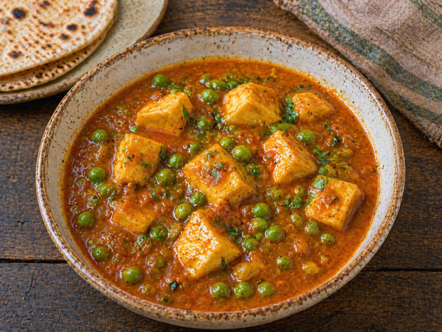 Matter Paneer.