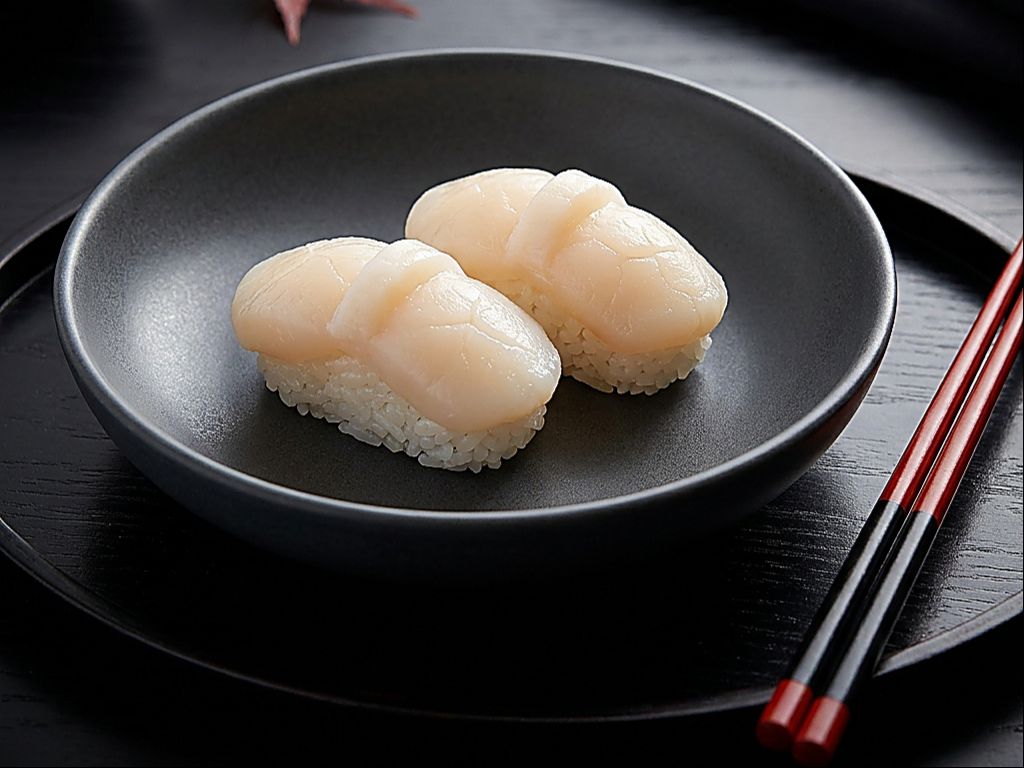 Hotate (Scallop) Nigiri.