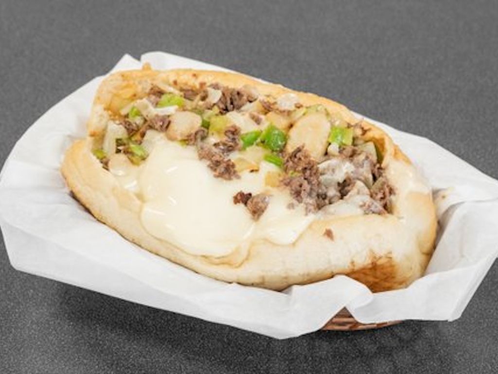 #20 Mushroom, Pepper, Onion Belly Buster.