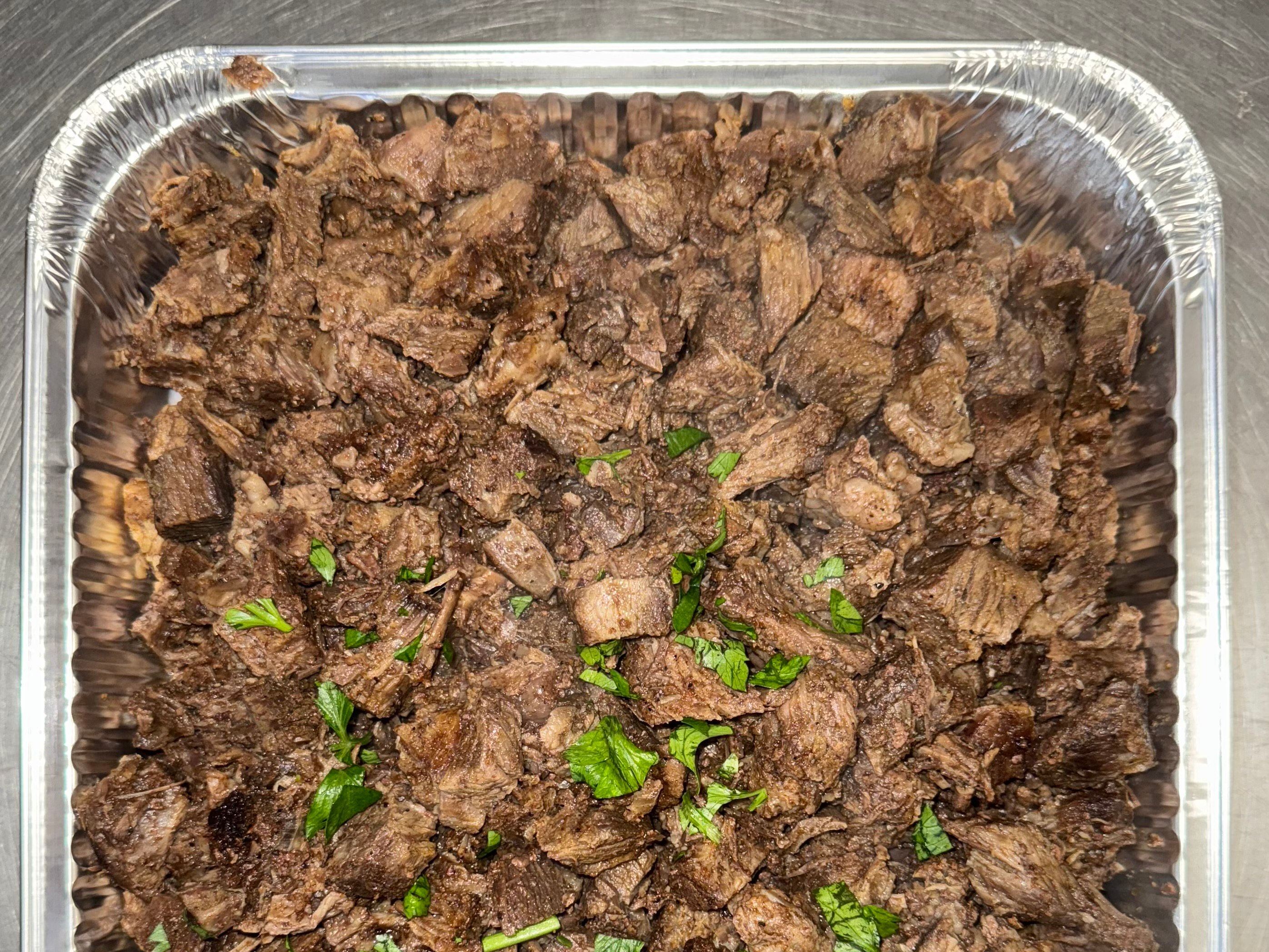 HALF TRAY BEEF SHAWARMA.