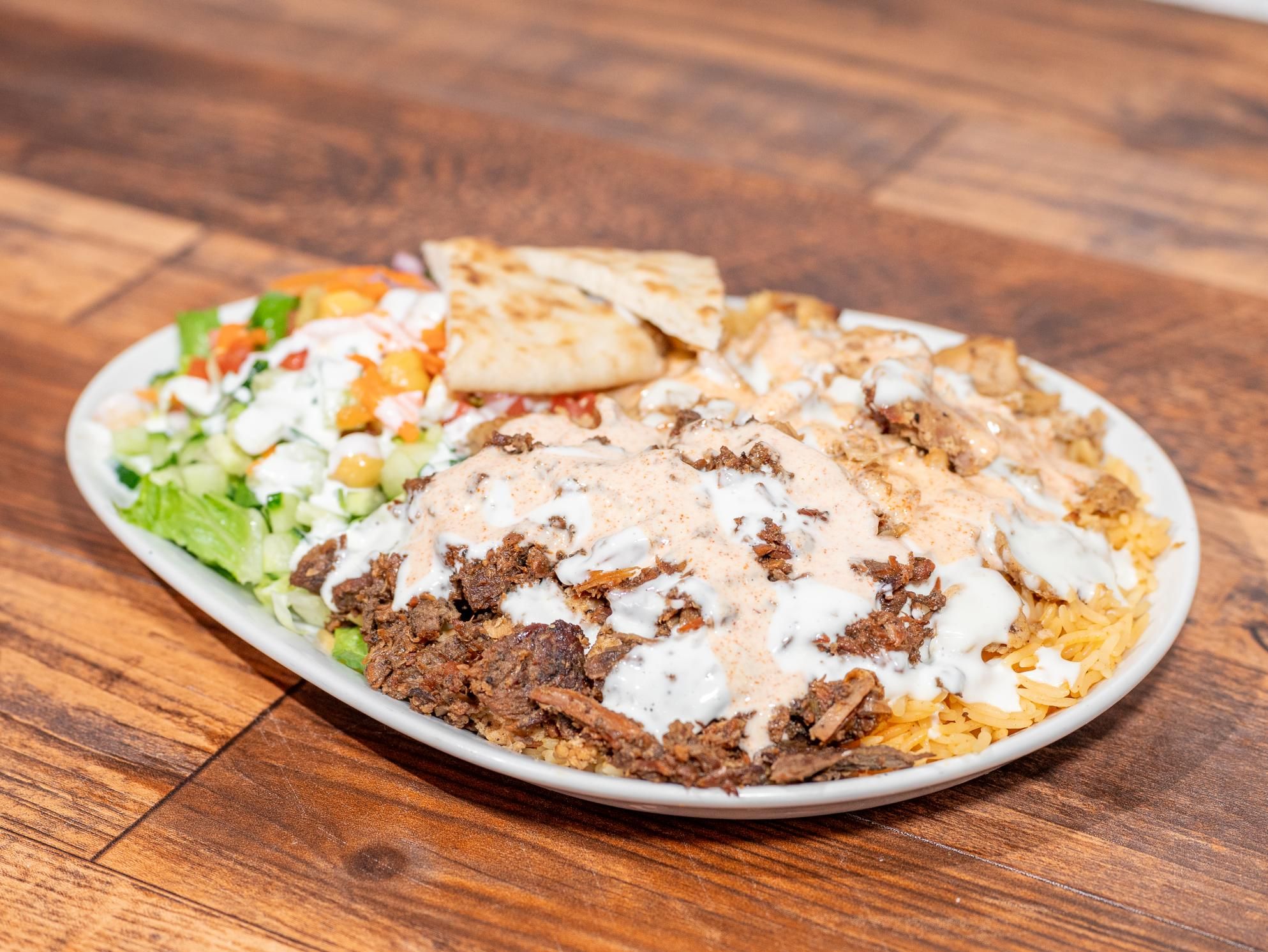 Mixed Shawarma Bowl.