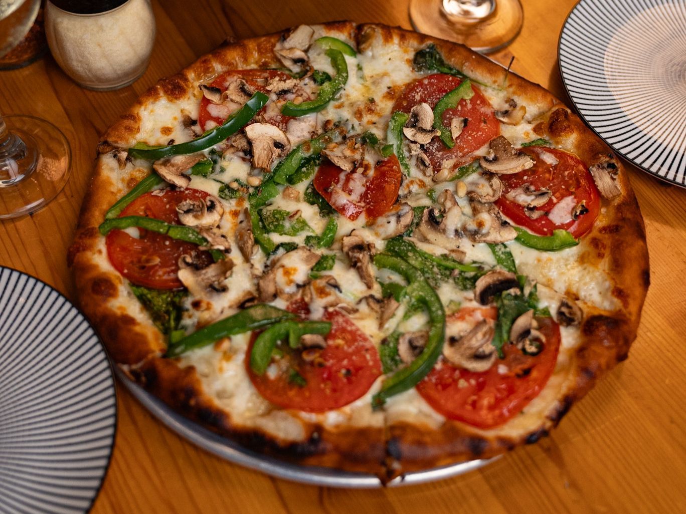 16" Vegetarian Wood Fire.