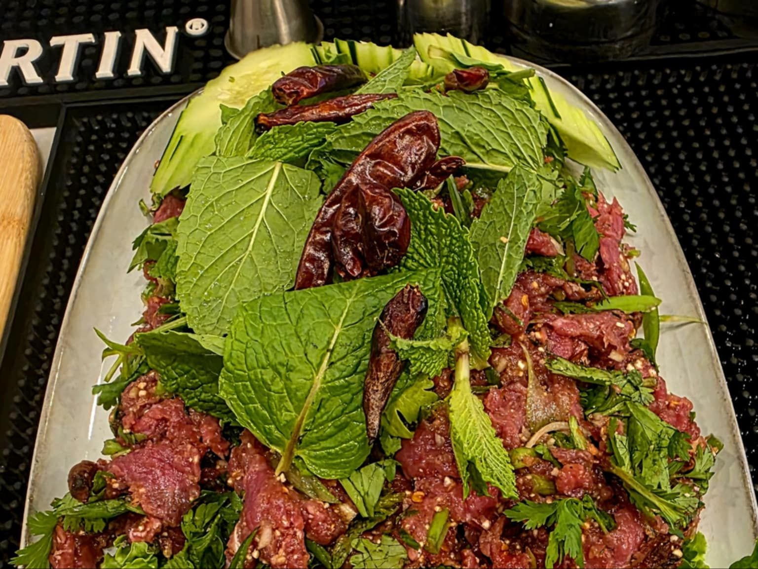 Laab (Raw Beef).