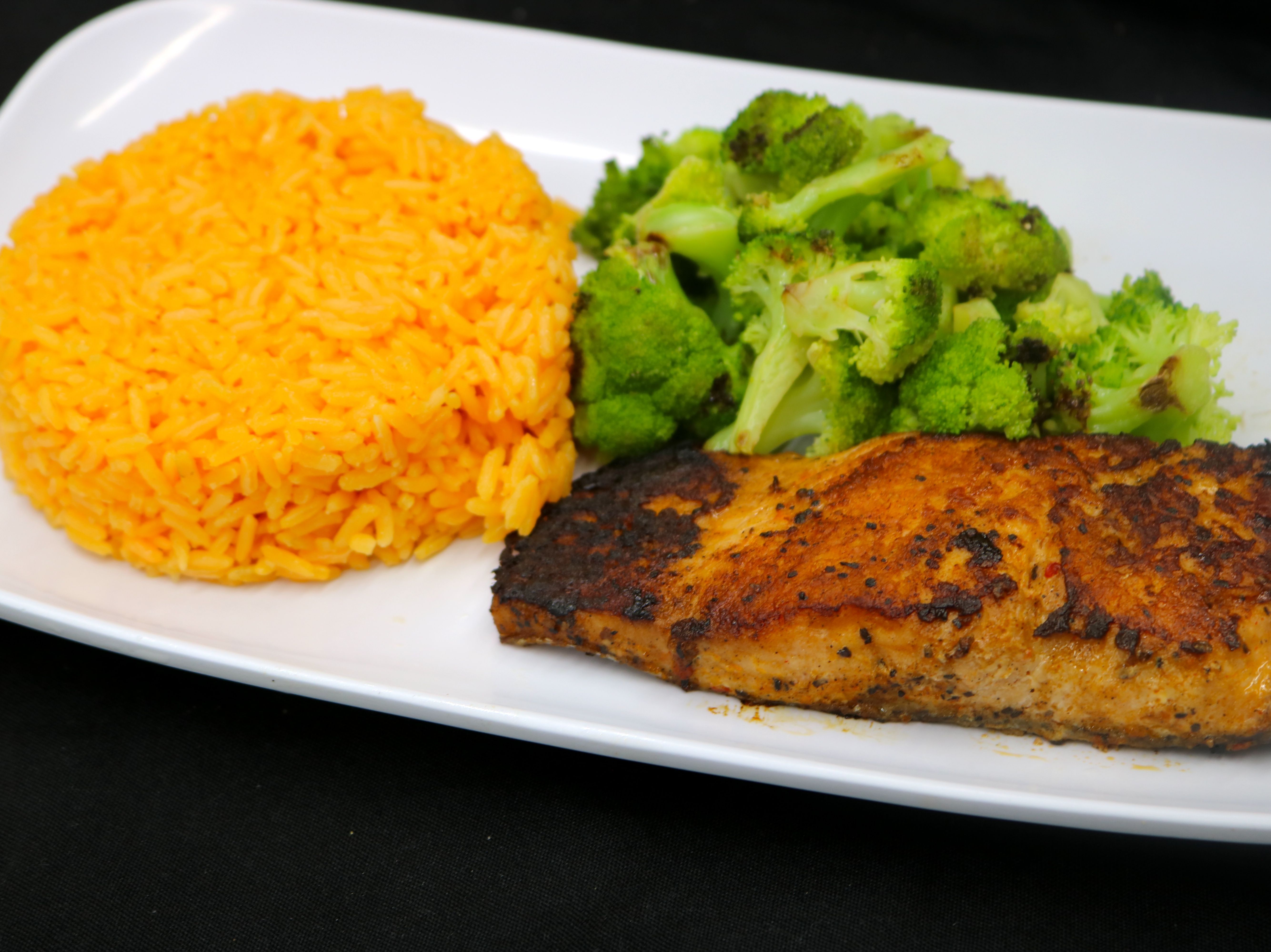 Grilled Salmon.