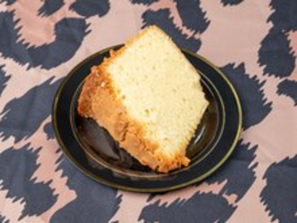Sliced Pound Cake.