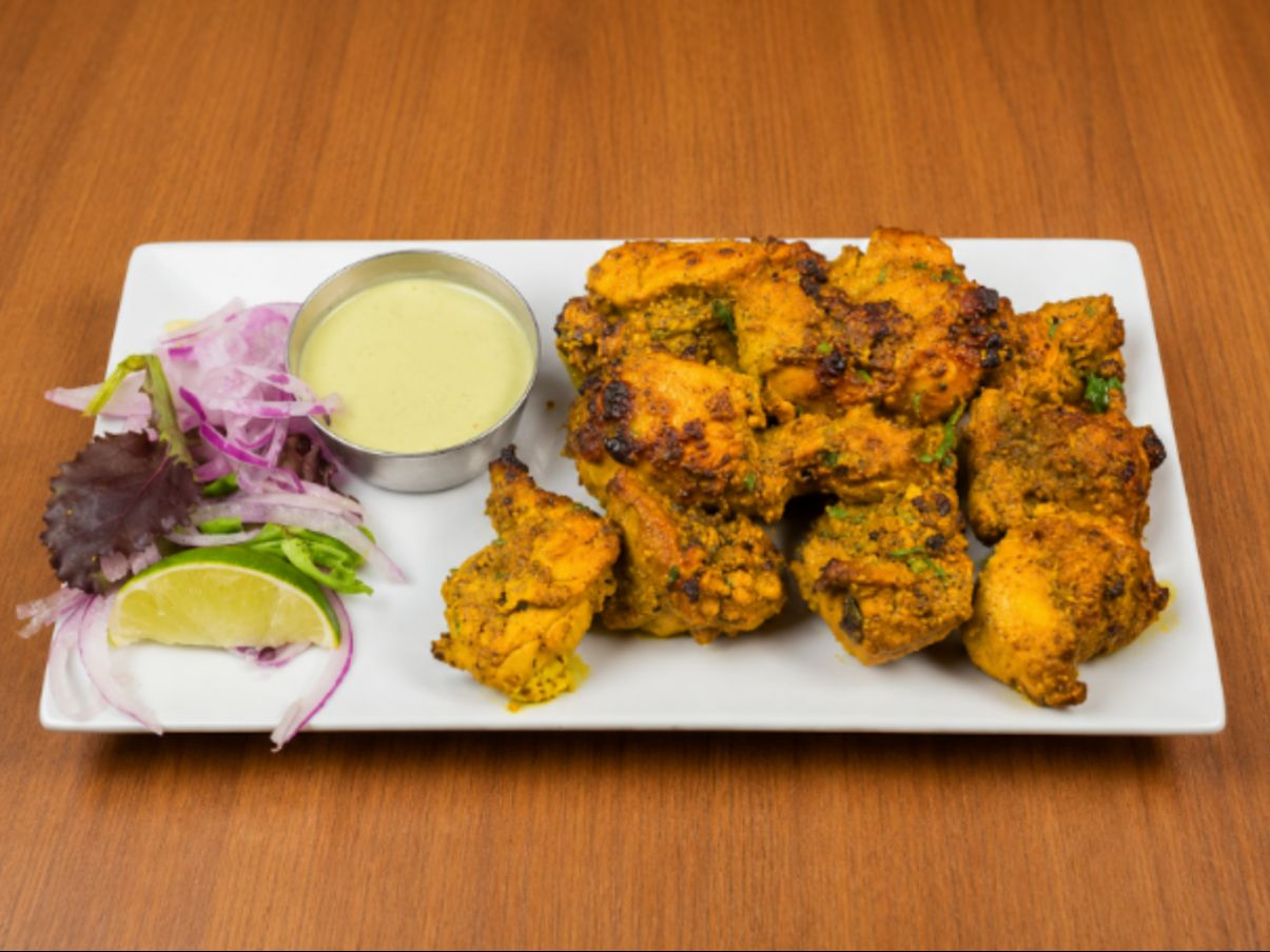 Chicken Garlic Kebab.