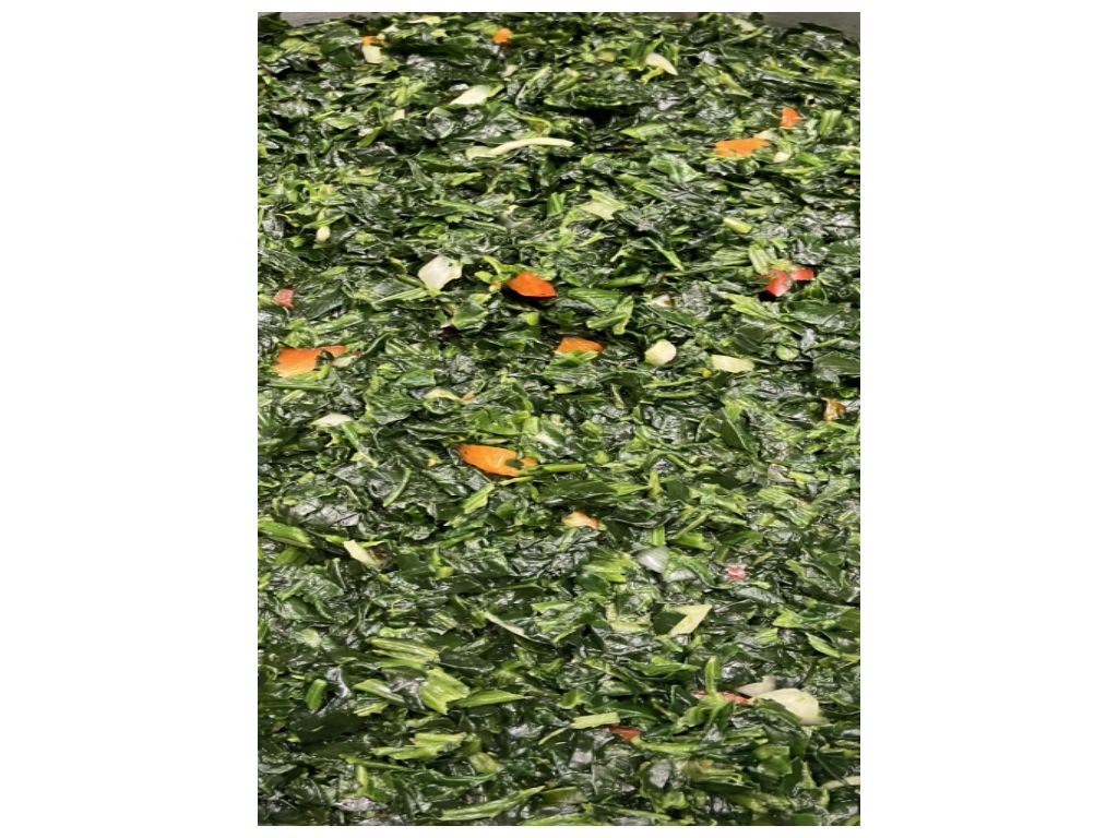 Full Pan Chopped Spinach.