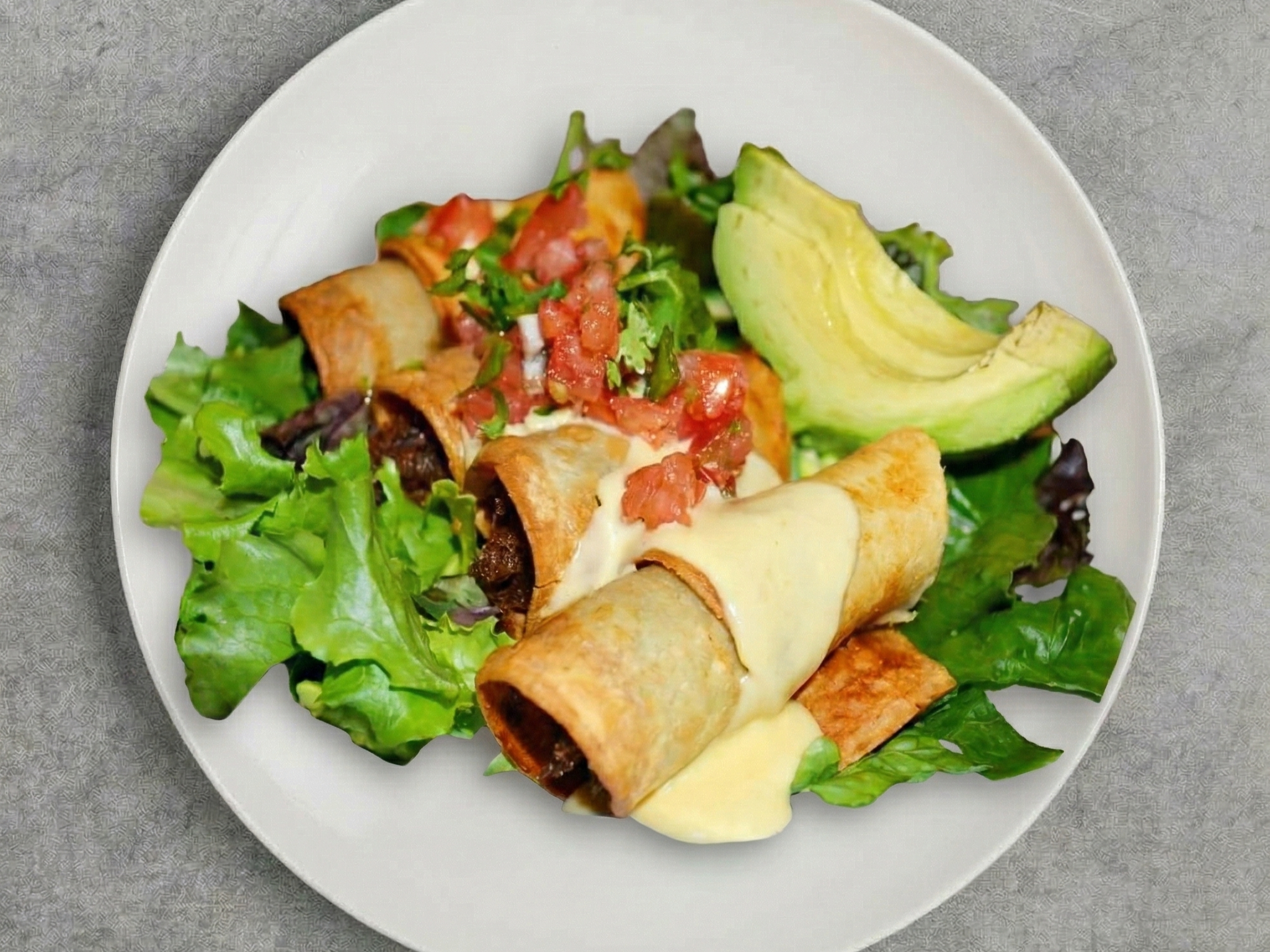 Flautas Con Crema.
