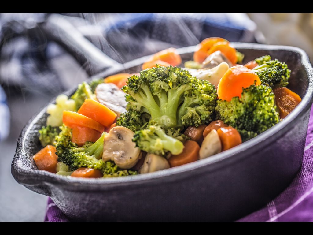 Sauteed veggies.