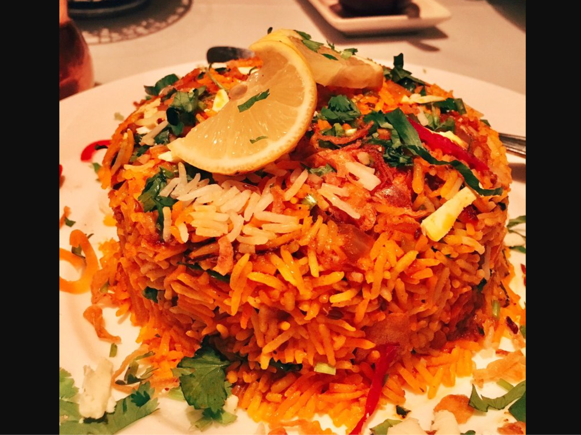 Lamb Biryani.