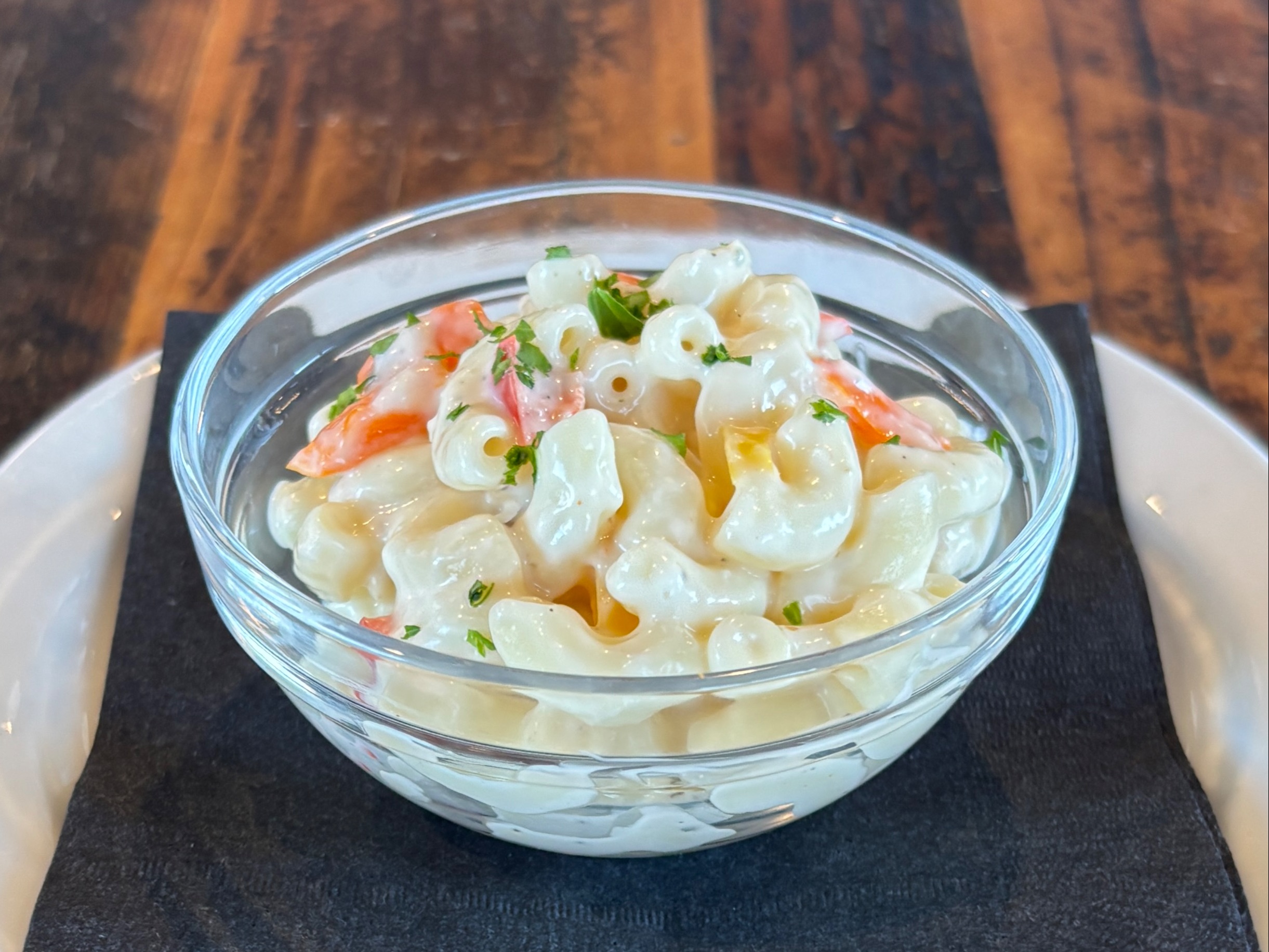 Side of Macaroni Salad.