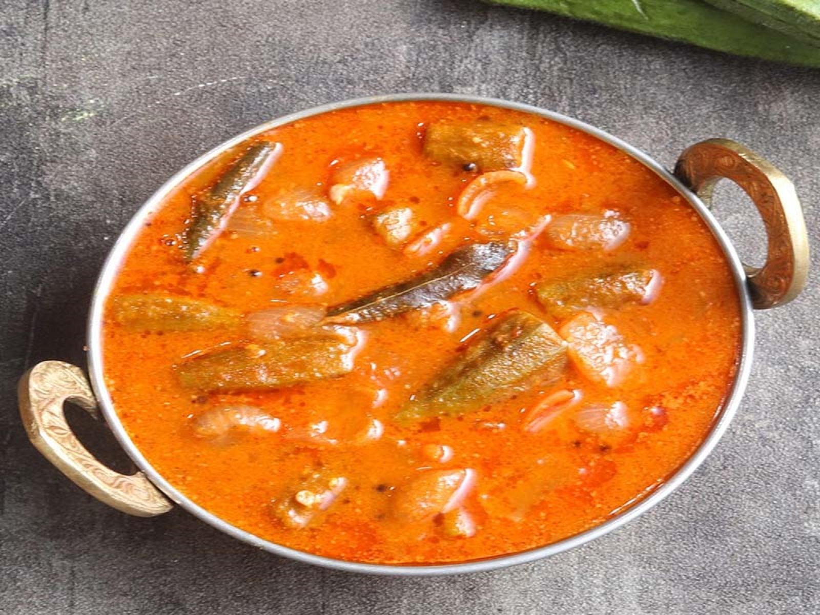Okra Kara Kuzhambu.