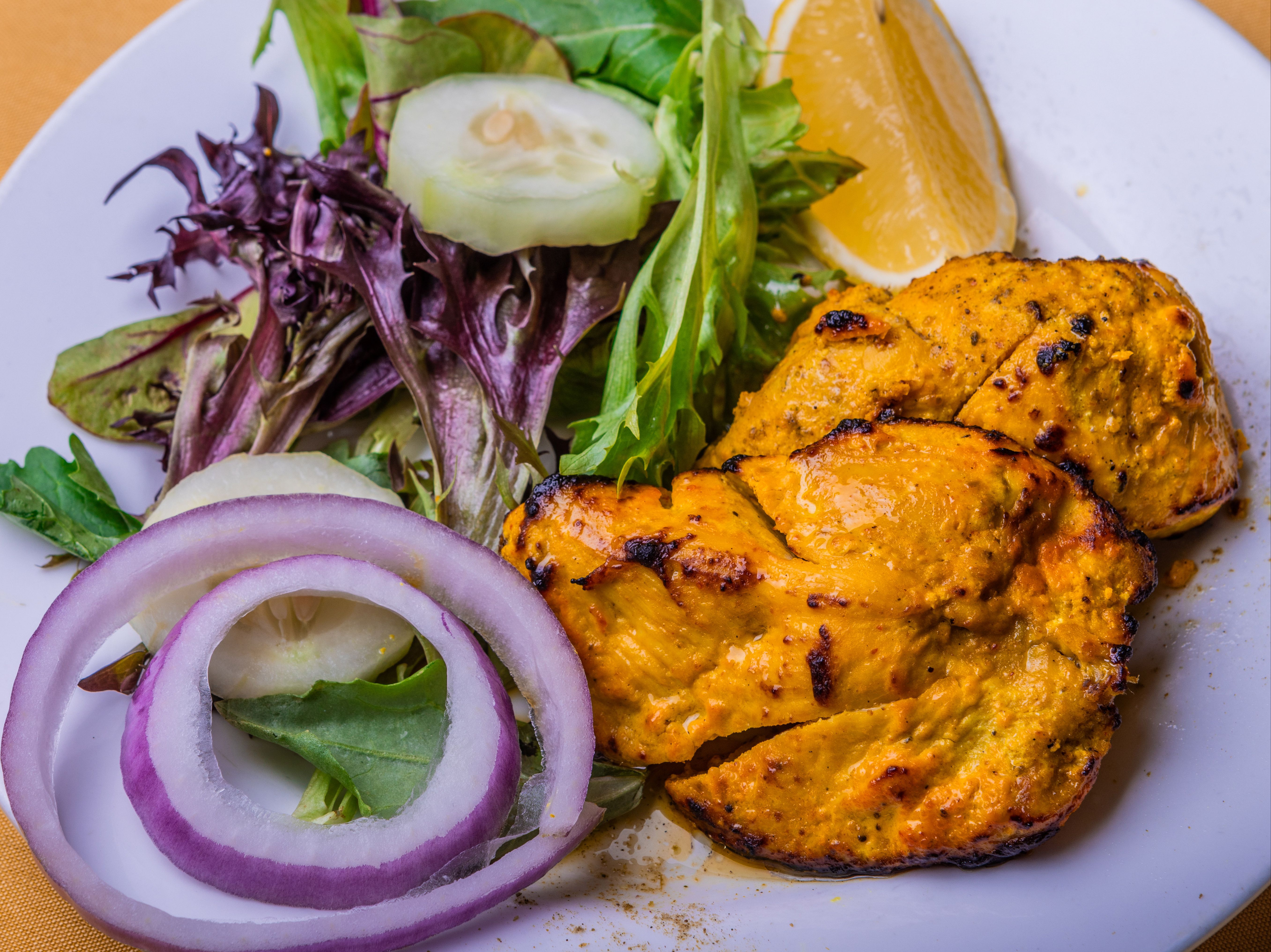 Grilled Chicken with Salad.