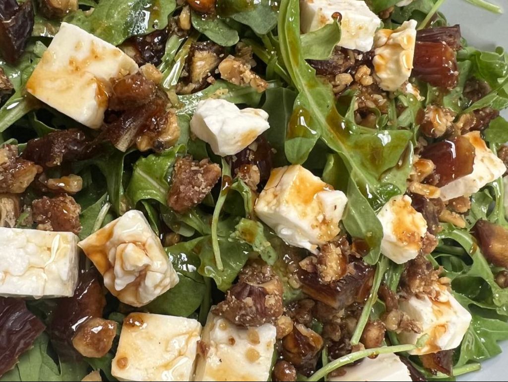 Arugula Halloumi Date Bowl