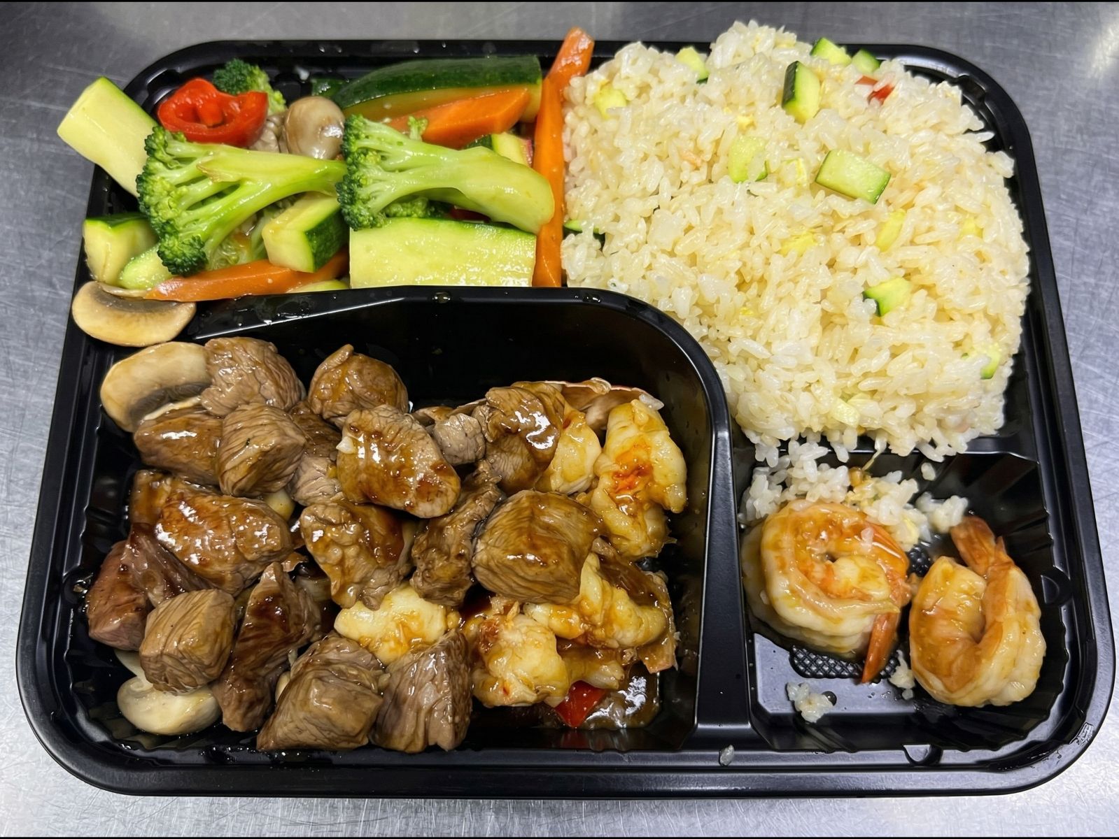 (H) Steak & Lobster.