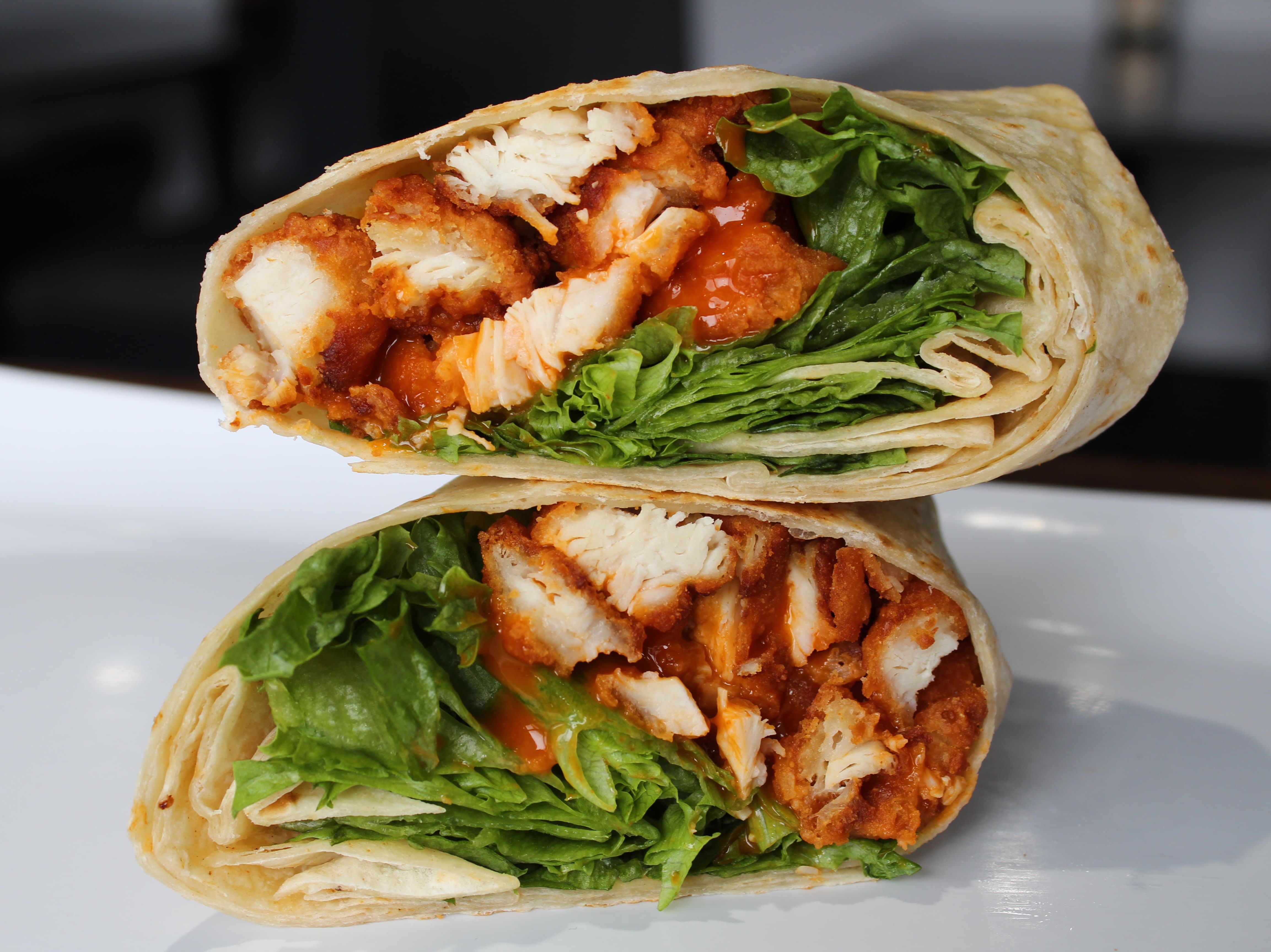 Crispy Buffalo Chicken Wrap.