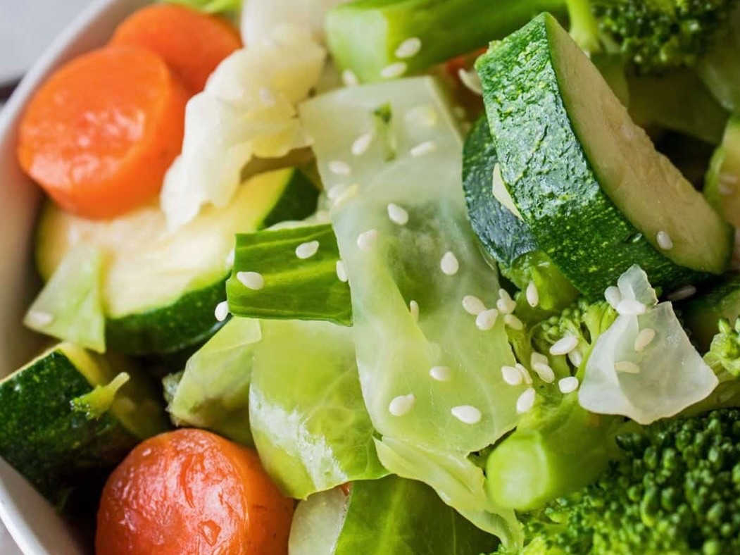 Steamed Vegetables.